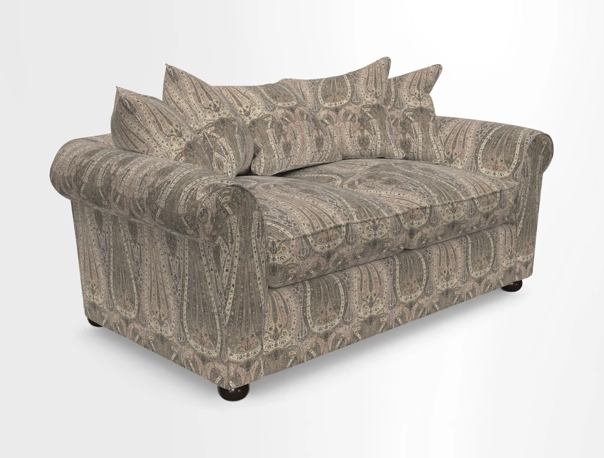 Lewes 3 Seater Sofa in Walloon Stripe Red