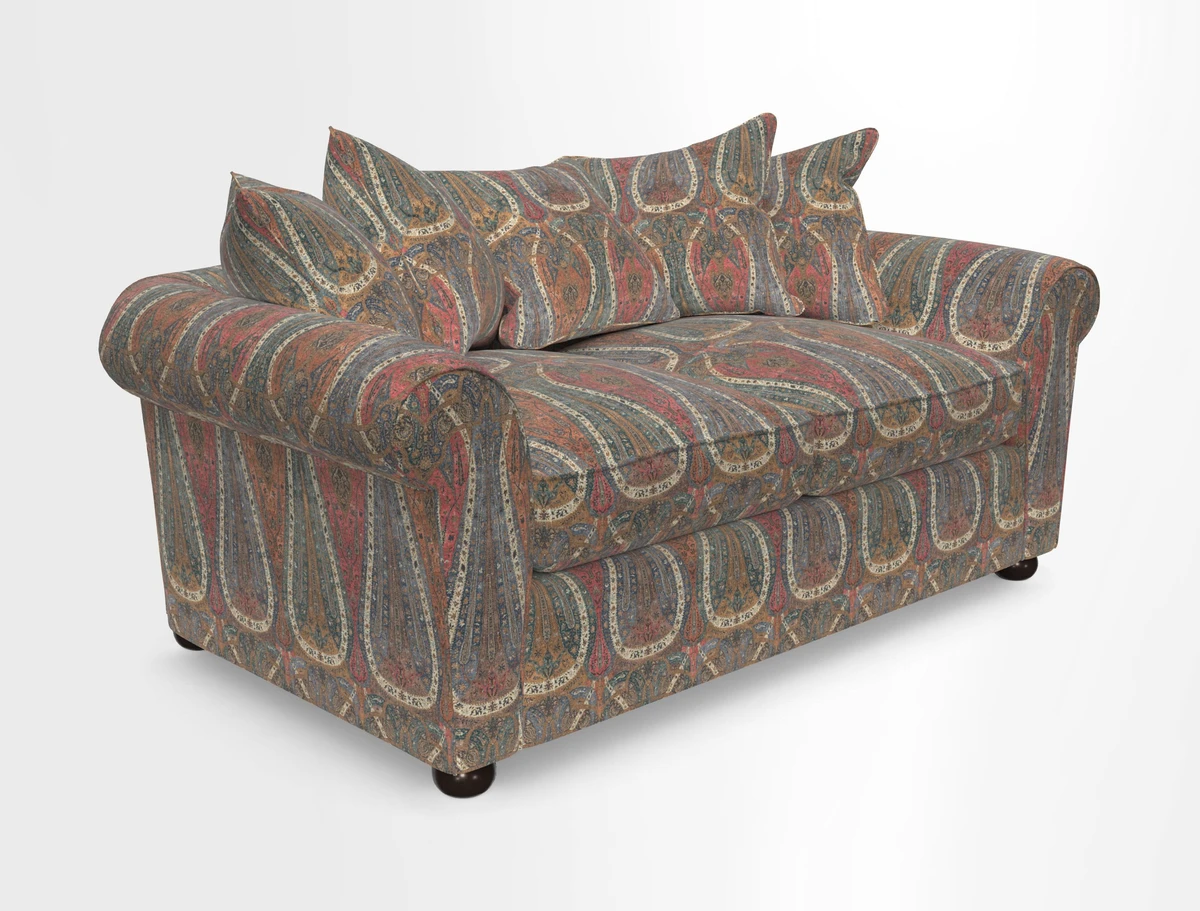 Lewes 3 Seater Sofa in Walloon Stripe Red