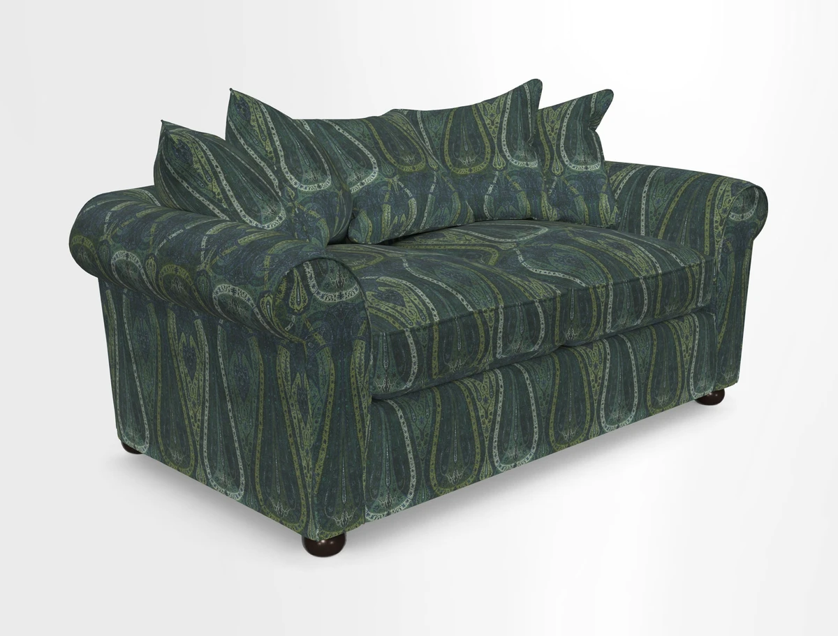 Lewes 3 Seater Sofa in Walloon Stripe Red