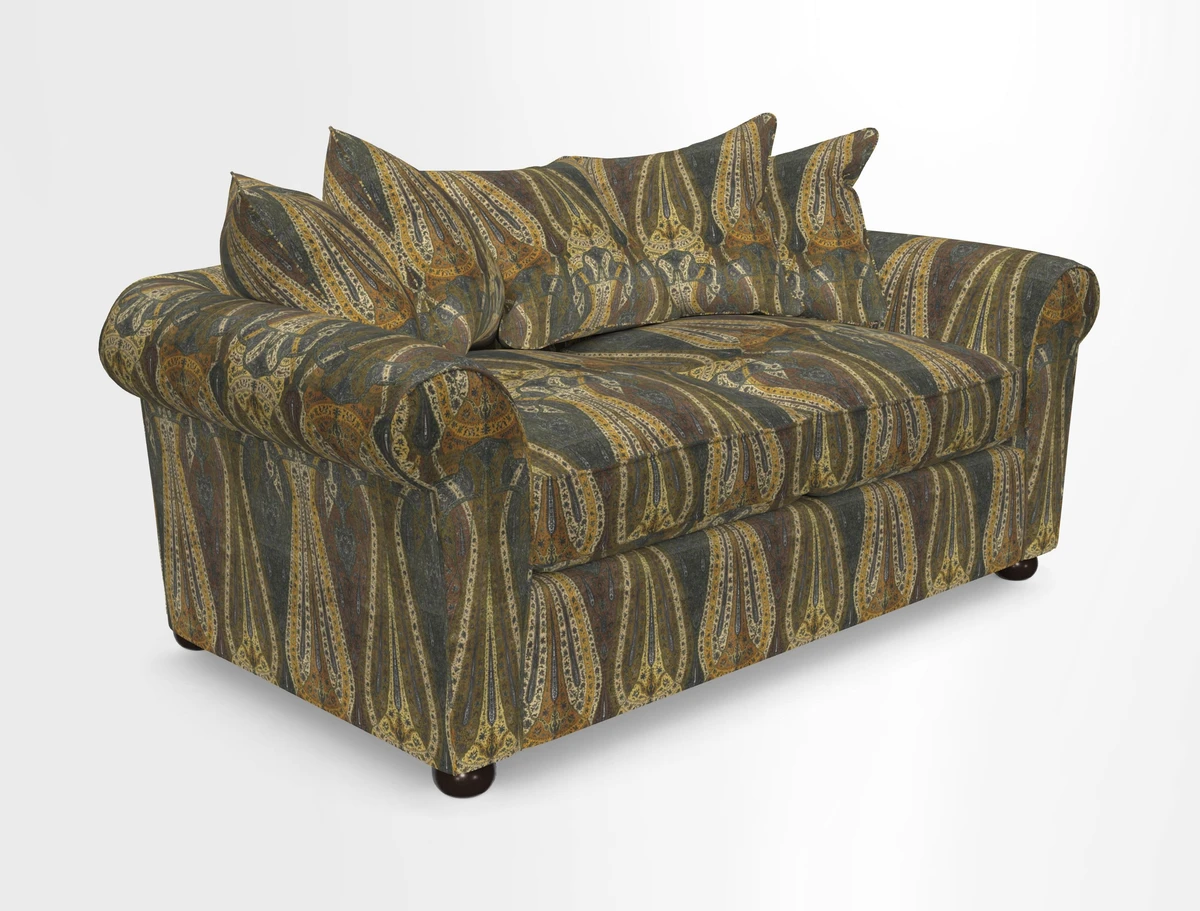 Lewes 3 Seater Sofa in Walloon Stripe Red
