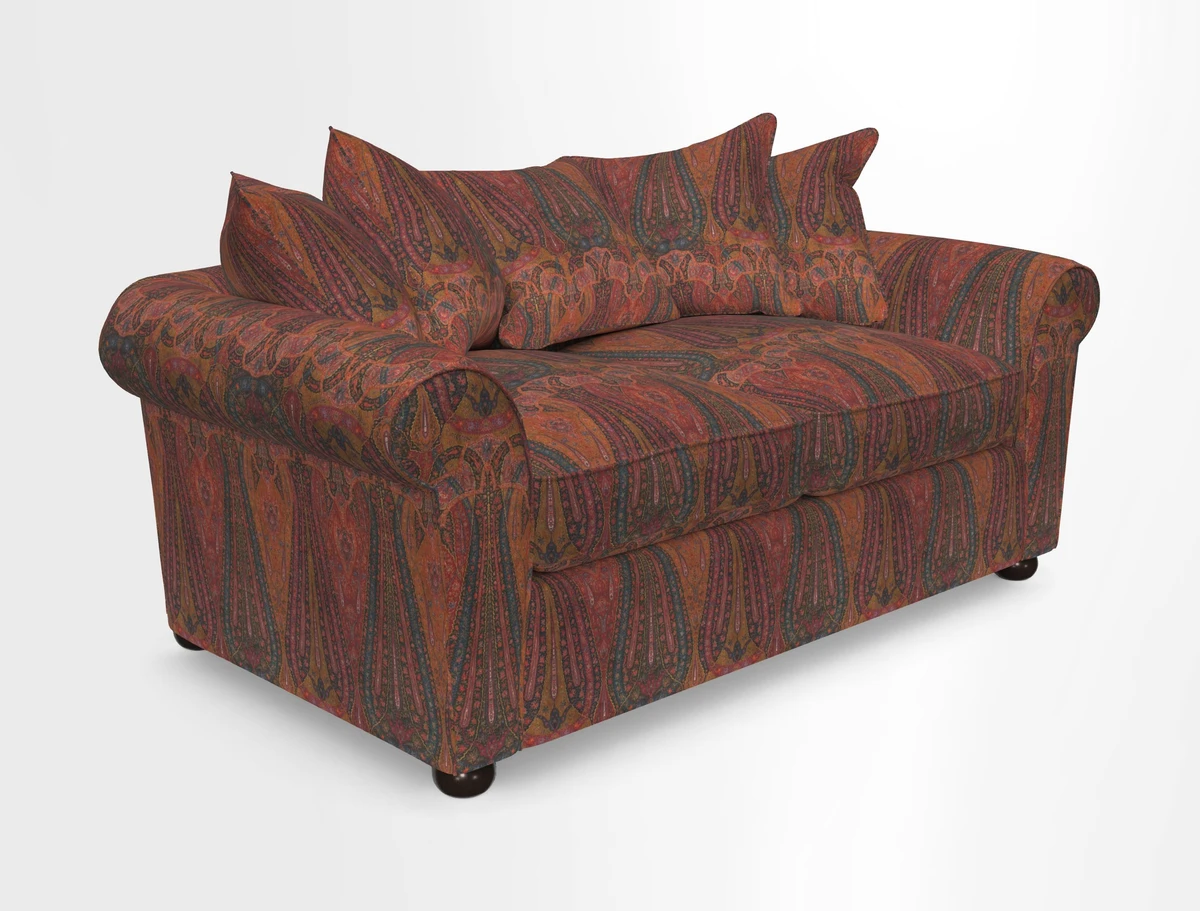 Lewes 3 Seater Sofa in Walloon Stripe Red