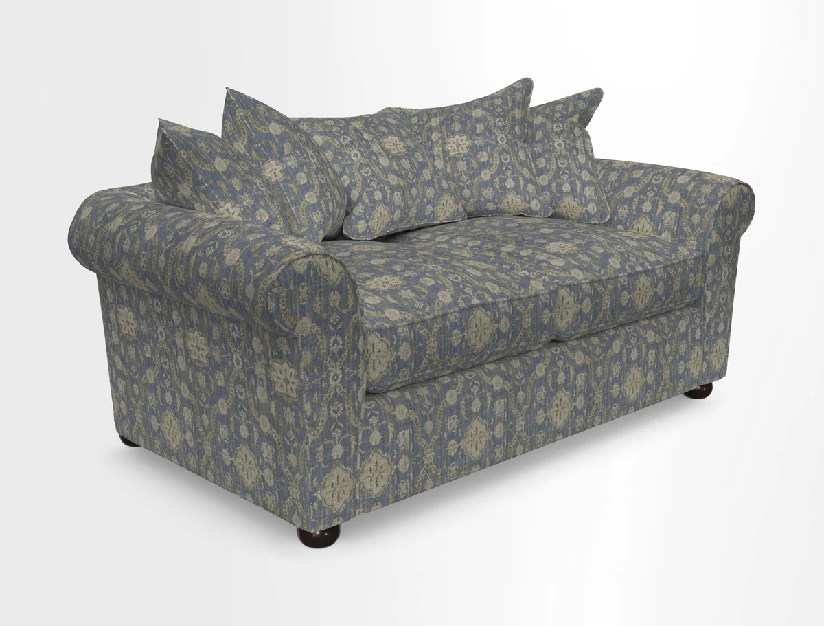 Lewes 3 Seater Sofa in Walloon Stripe Red
