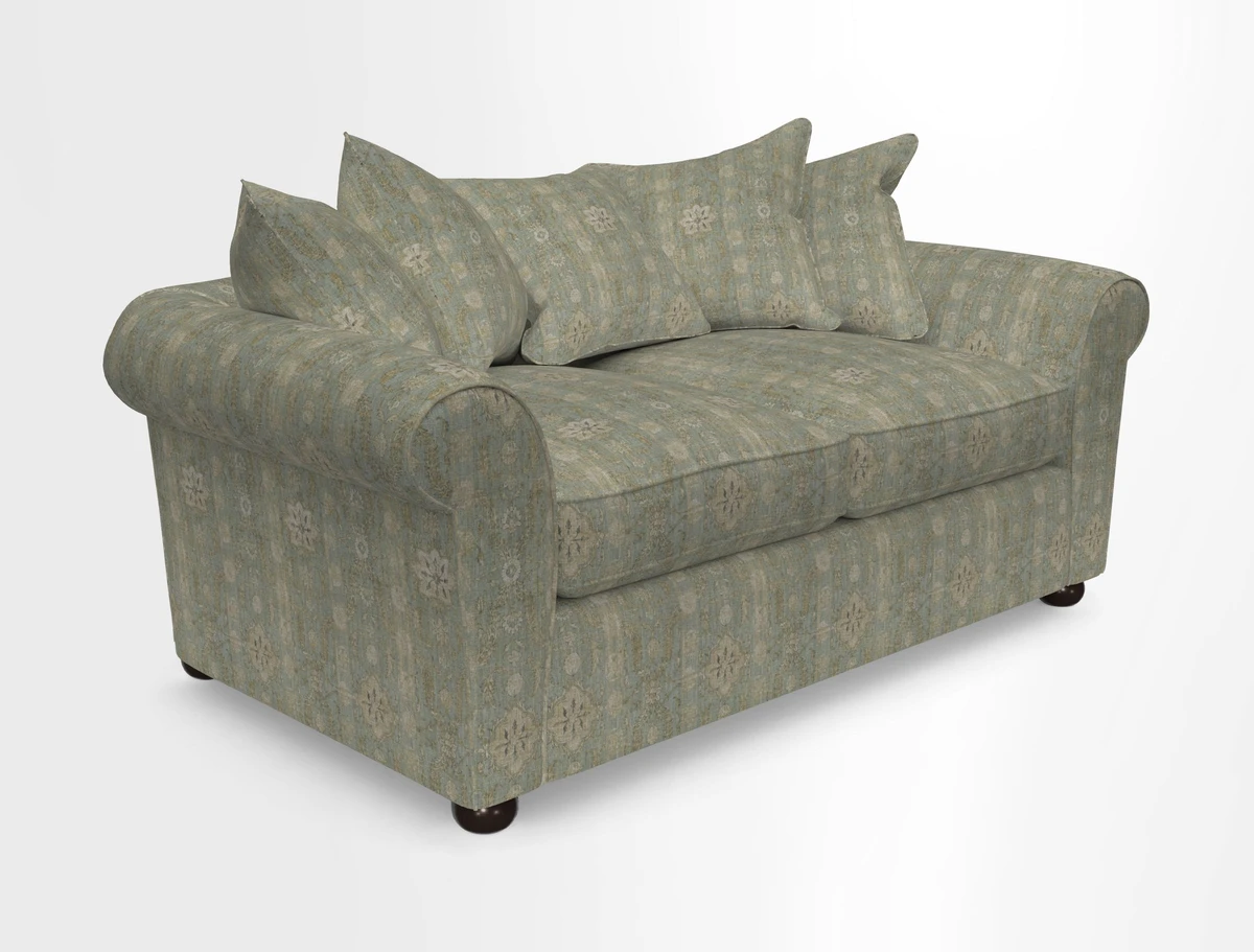 Lewes 3 Seater Sofa in Walloon Stripe Red