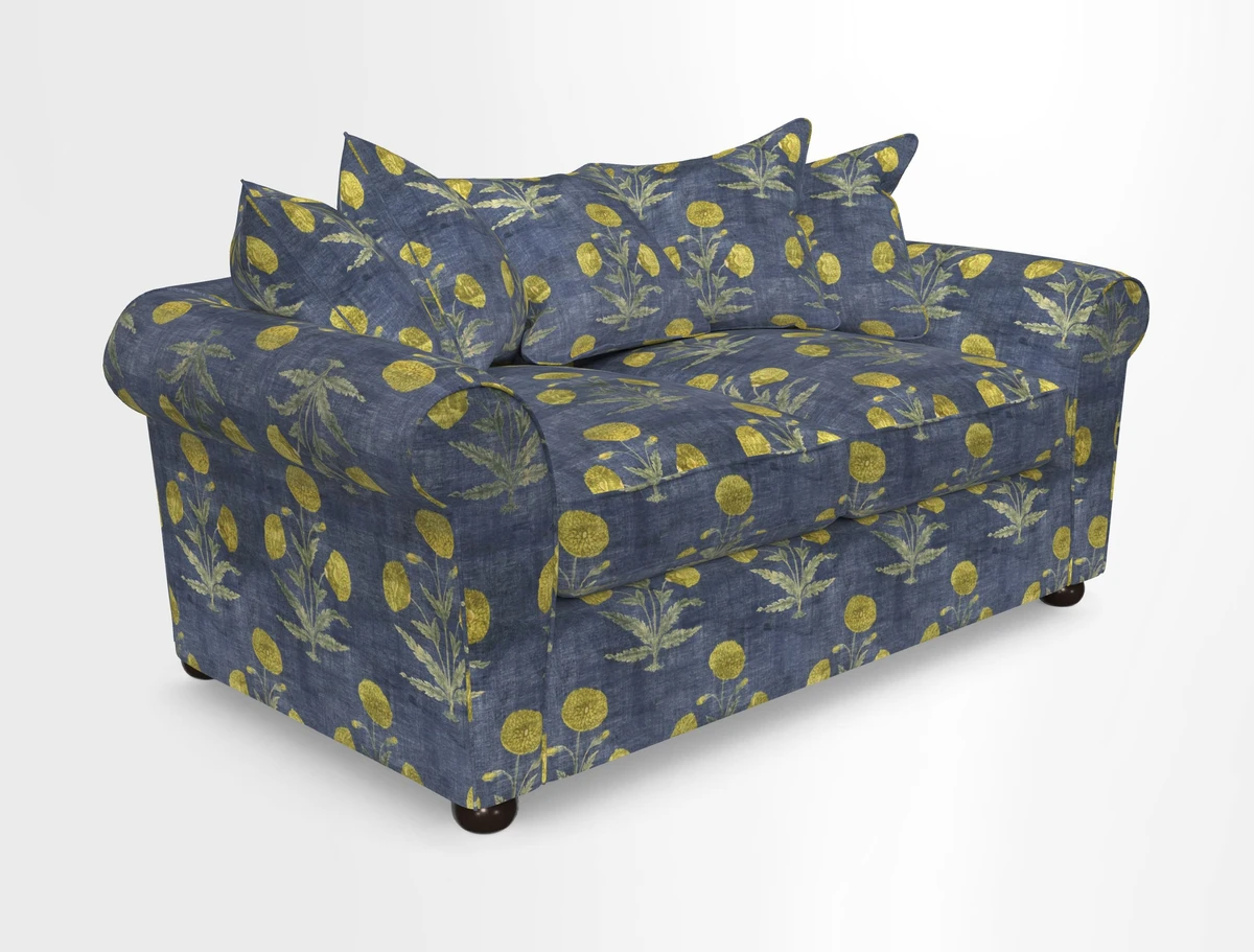 Lewes 3 Seater Sofa in Walloon Stripe Red