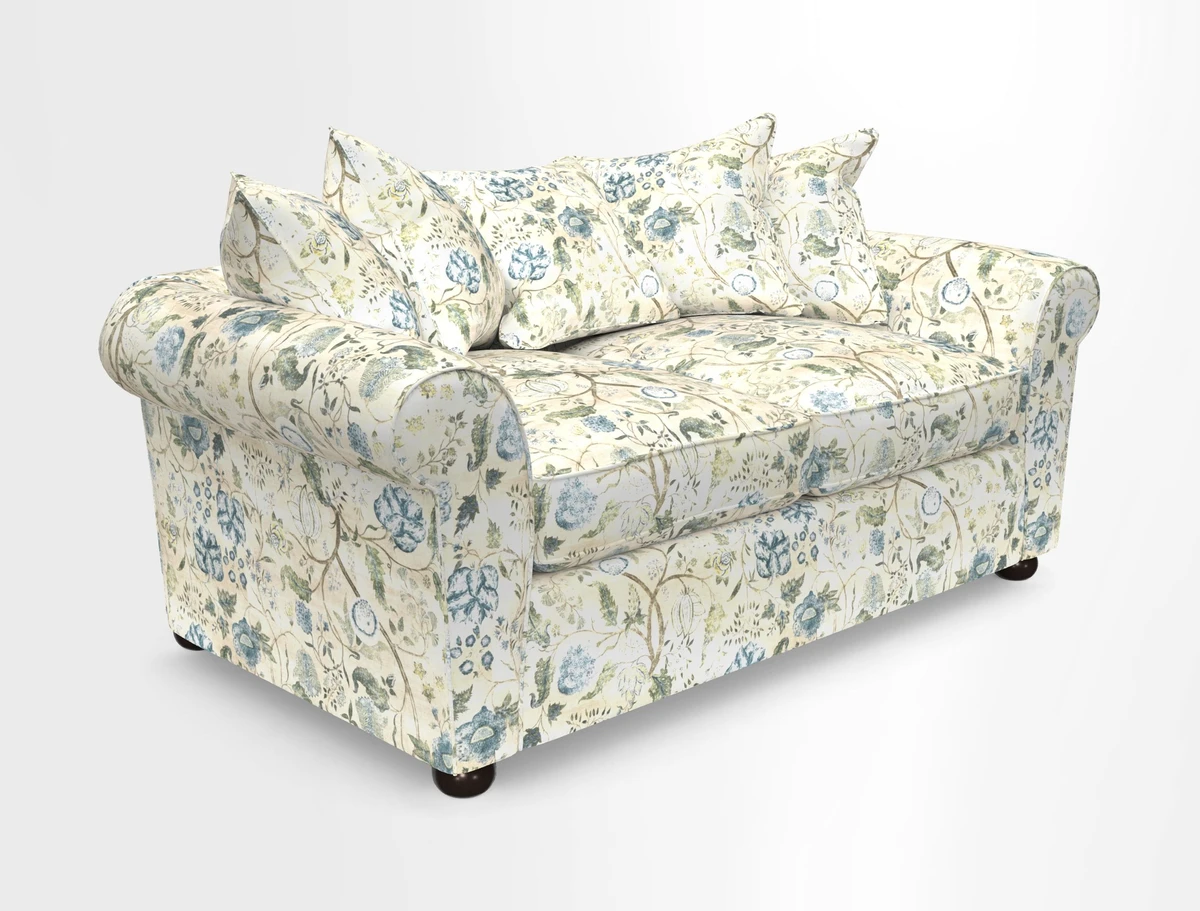 Lewes 3 Seater Sofa in Walloon Stripe Red