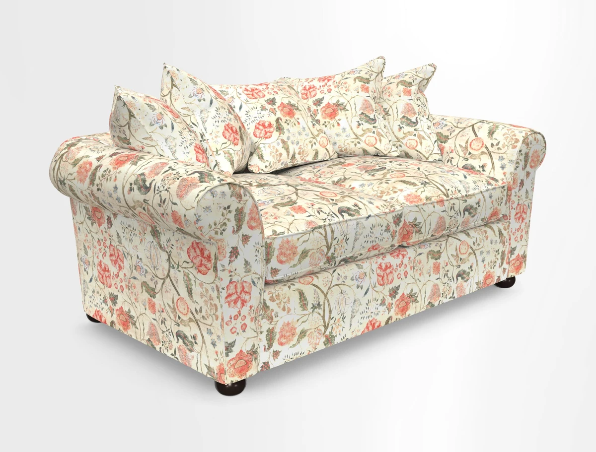 Lewes 3 Seater Sofa in Walloon Stripe Red