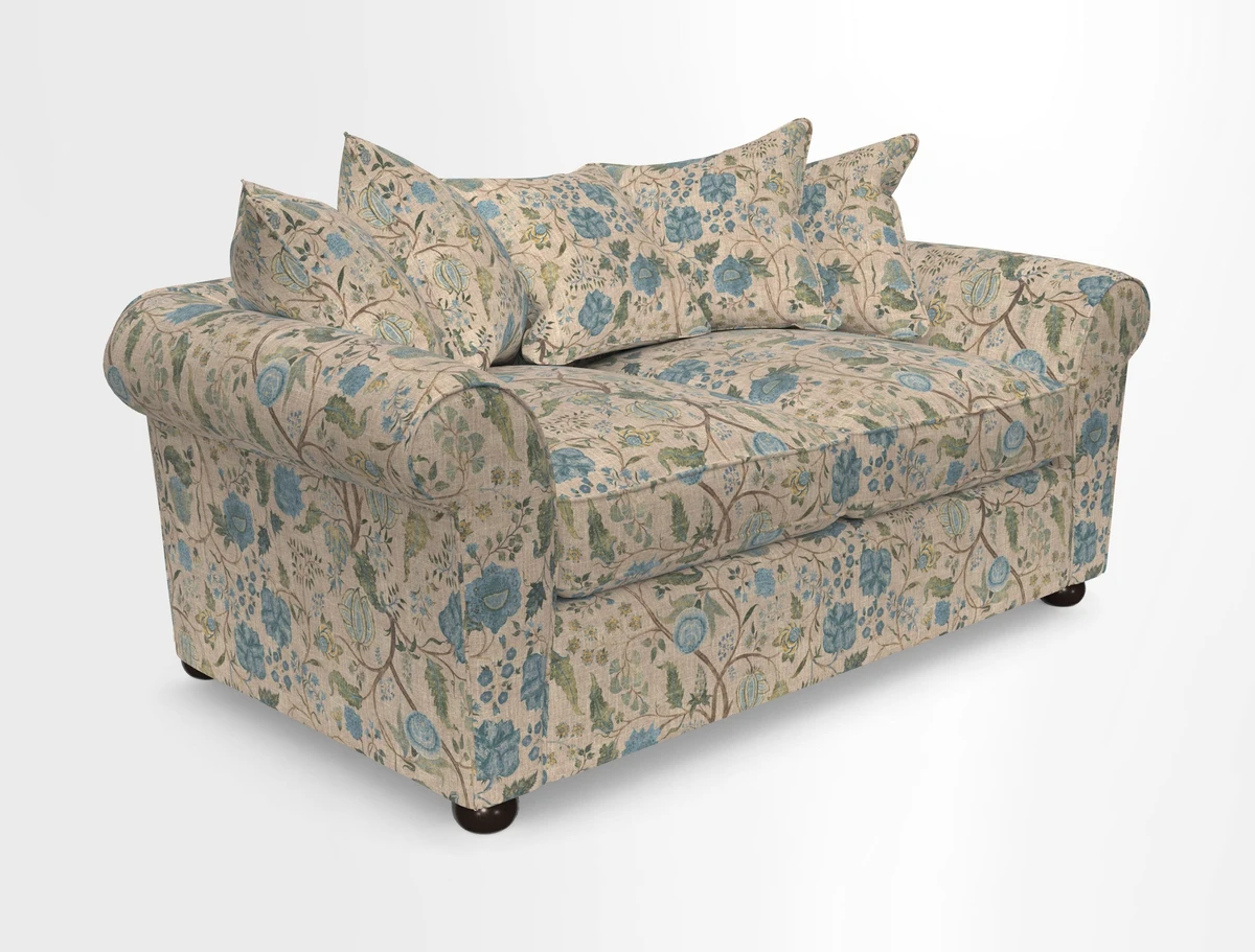 Lewes 3 Seater Sofa in Walloon Stripe Red