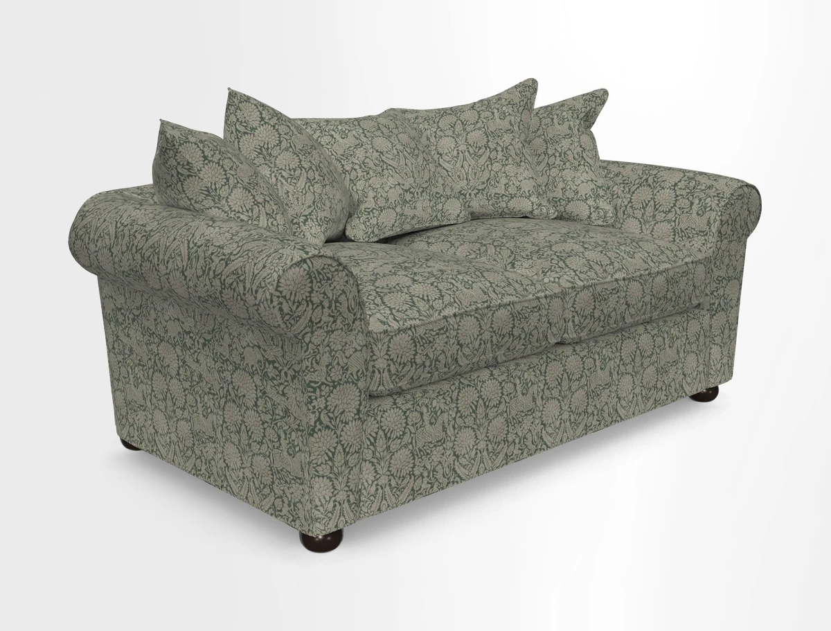 Lewes 3 Seater Sofa in Walloon Stripe Red