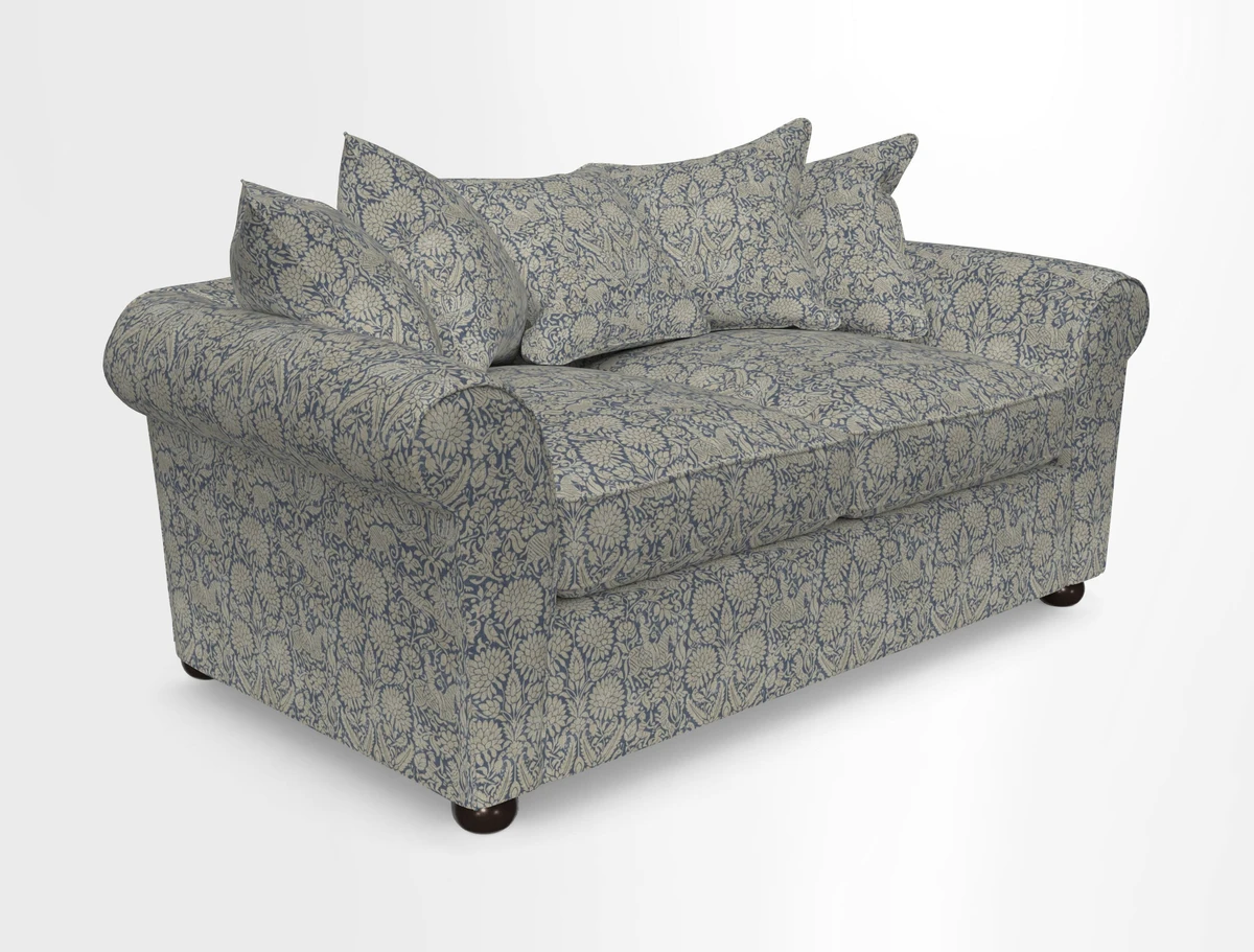 Lewes 3 Seater Sofa in Walloon Stripe Red
