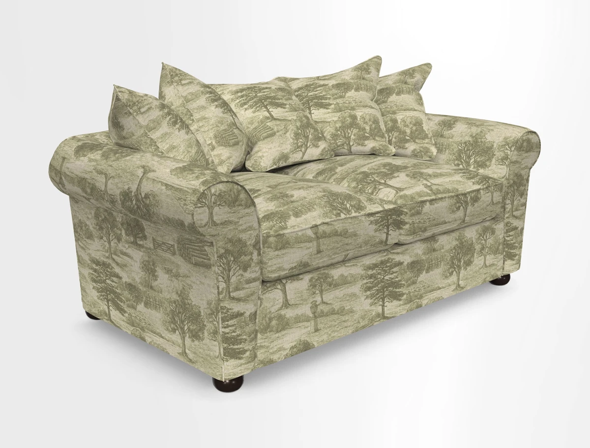 Lewes 3 Seater Sofa in Walloon Stripe Red