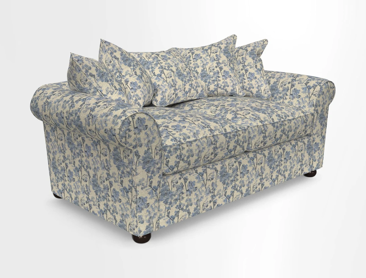 Lewes 3 Seater Sofa in Walloon Stripe Red