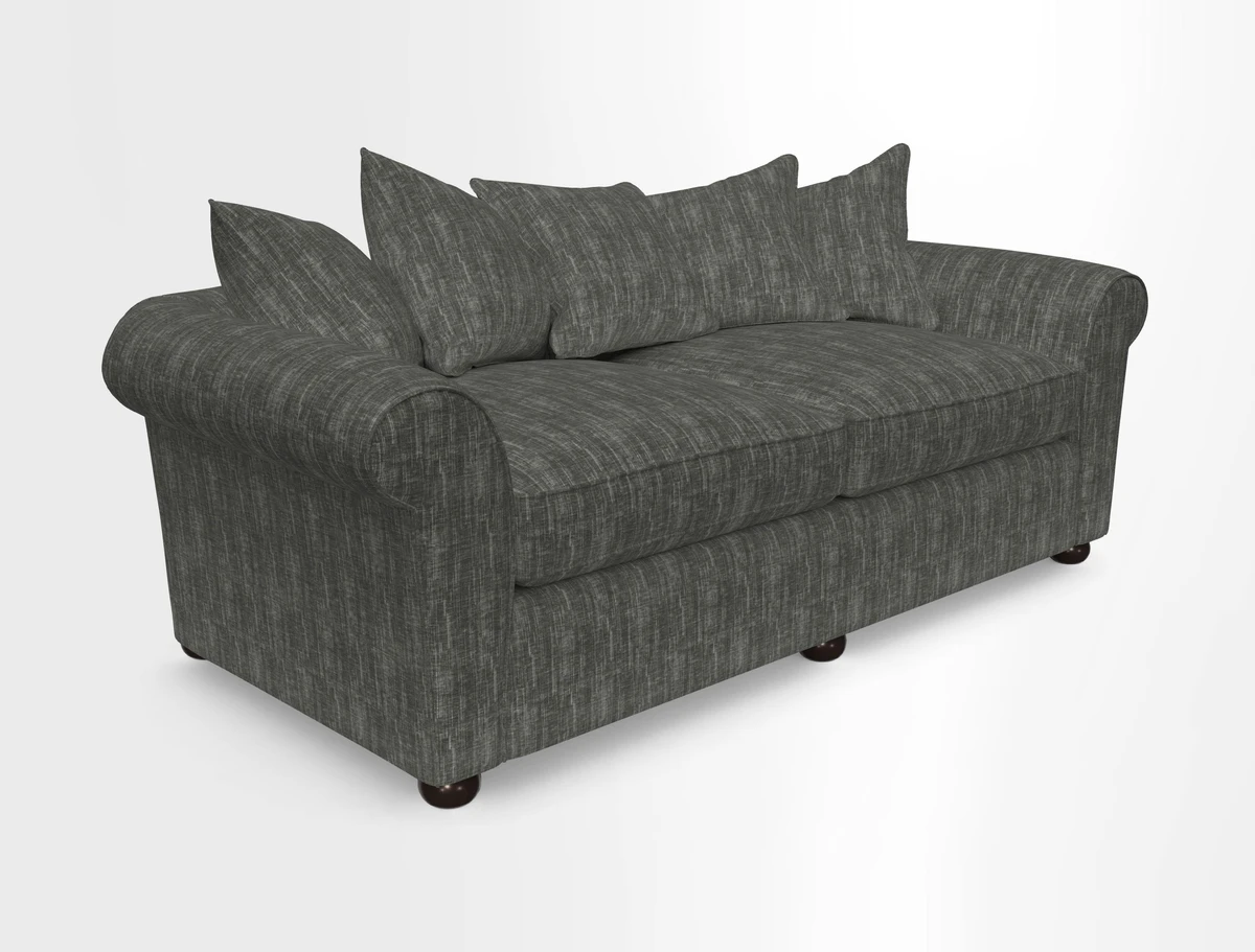 Lewes 4 Seater Sofa in Walloon Stripe Red