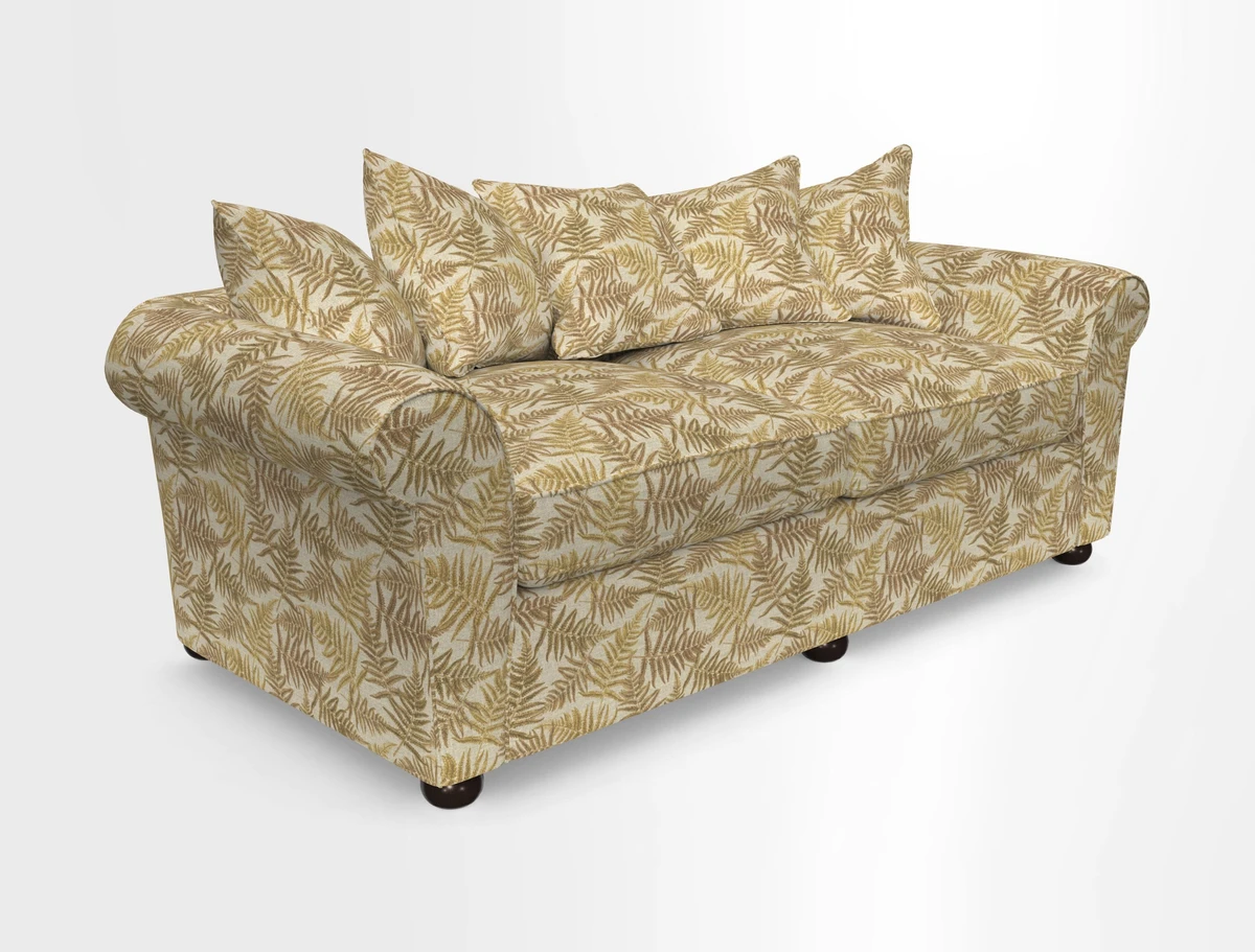 Lewes 4 Seater Sofa in Walloon Stripe Red