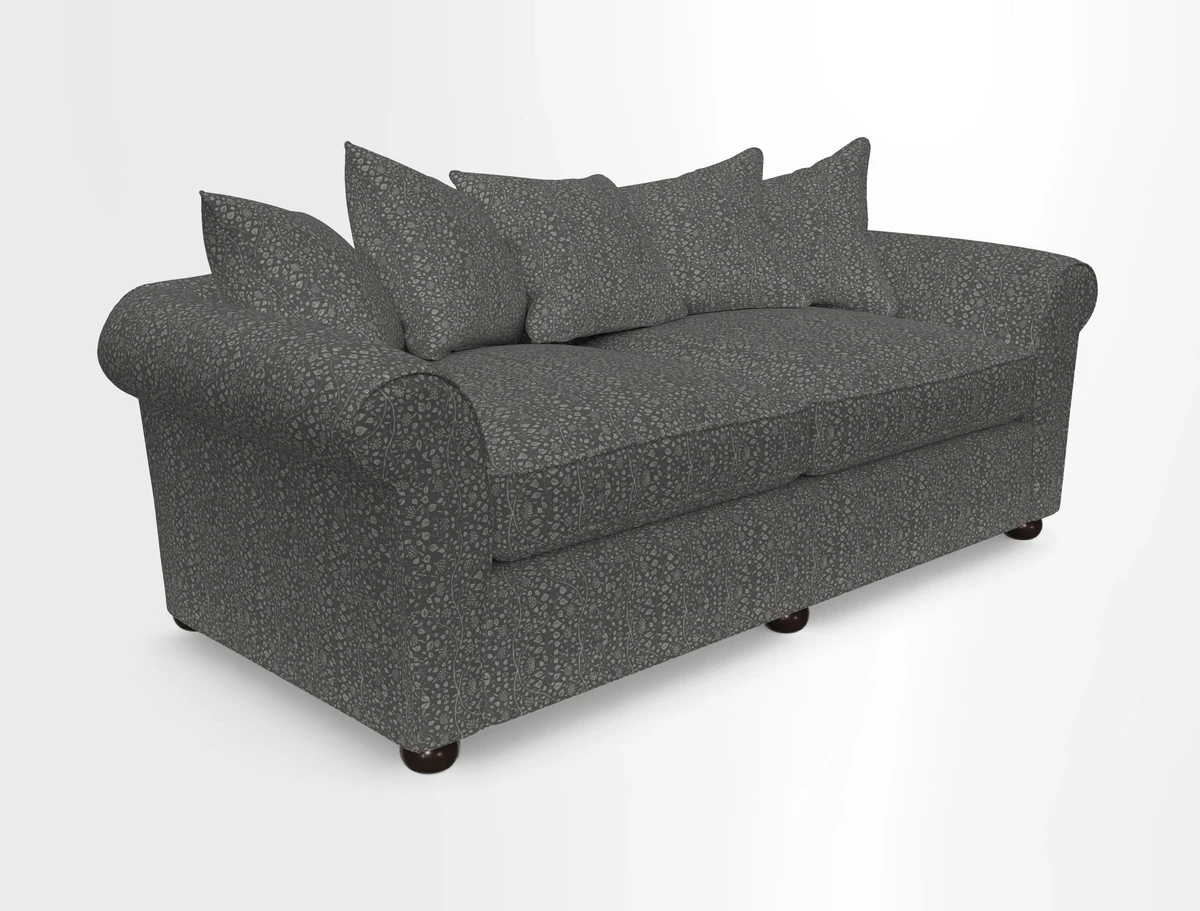 Lewes 4 Seater Sofa in Walloon Stripe Red