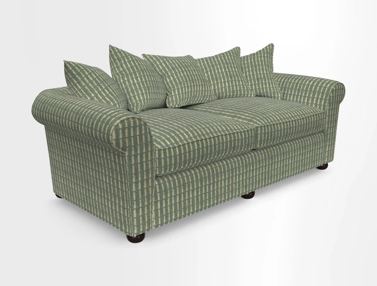 Lewes 4 Seater Sofa in Walloon Stripe Red