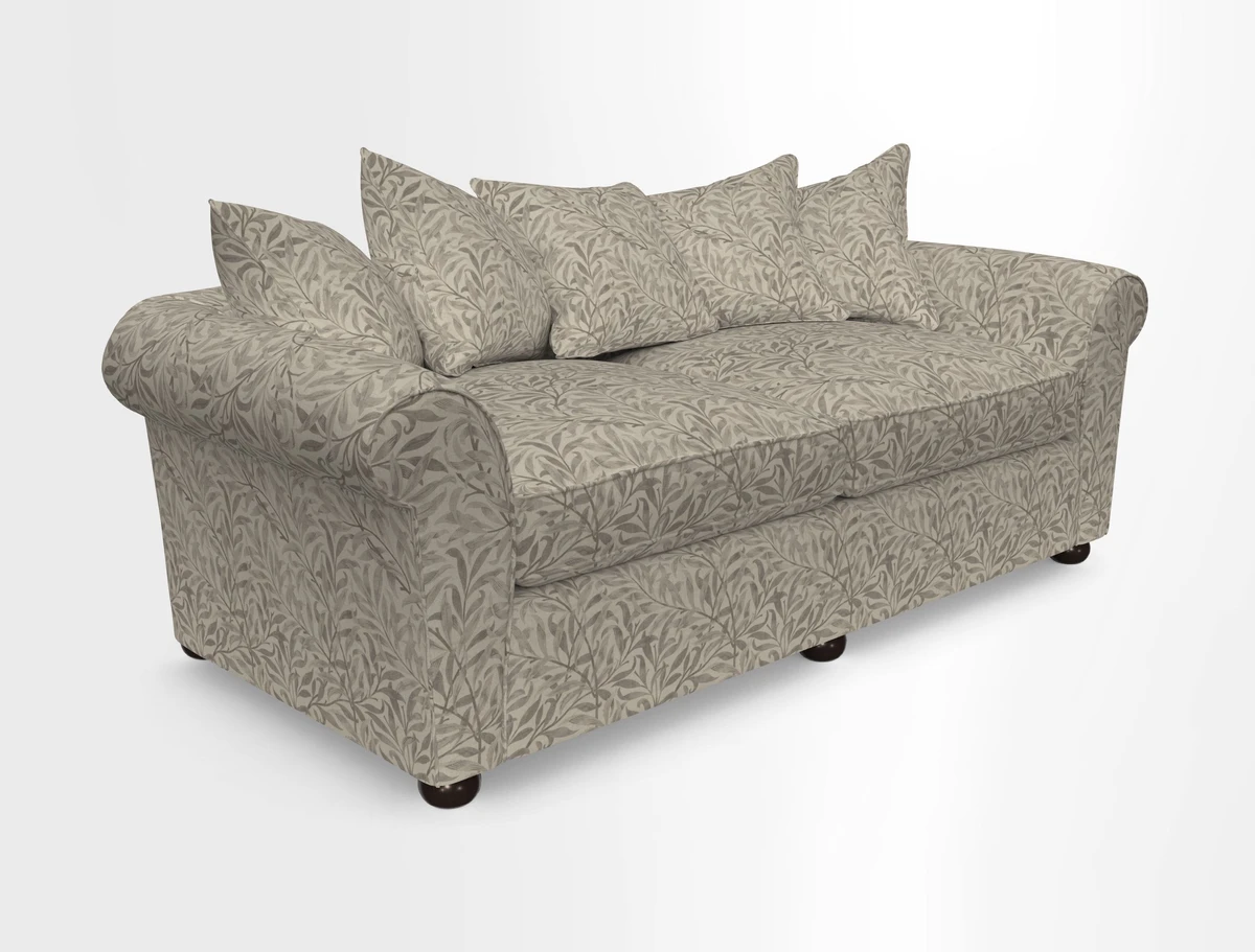 Lewes 4 Seater Sofa in Walloon Stripe Red