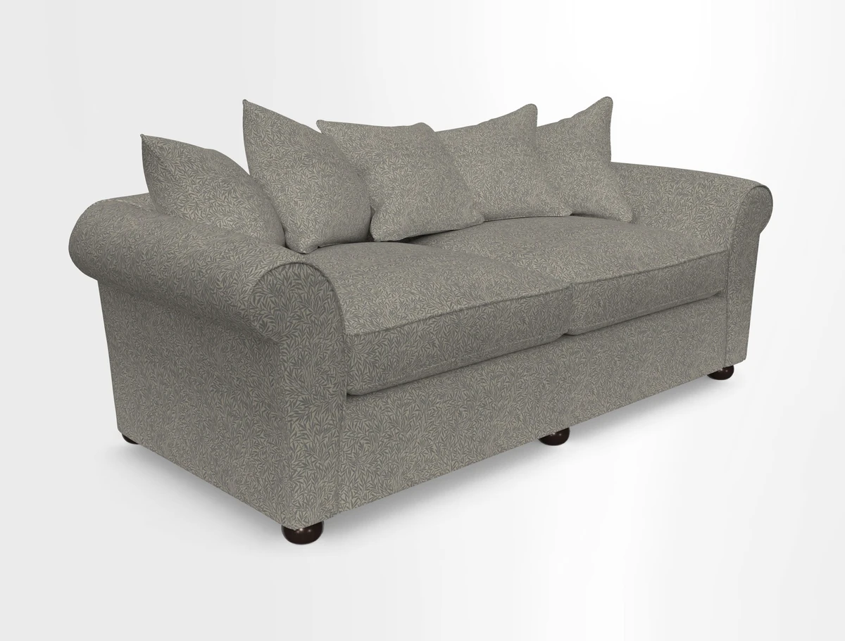 Lewes 4 Seater Sofa in Walloon Stripe Red