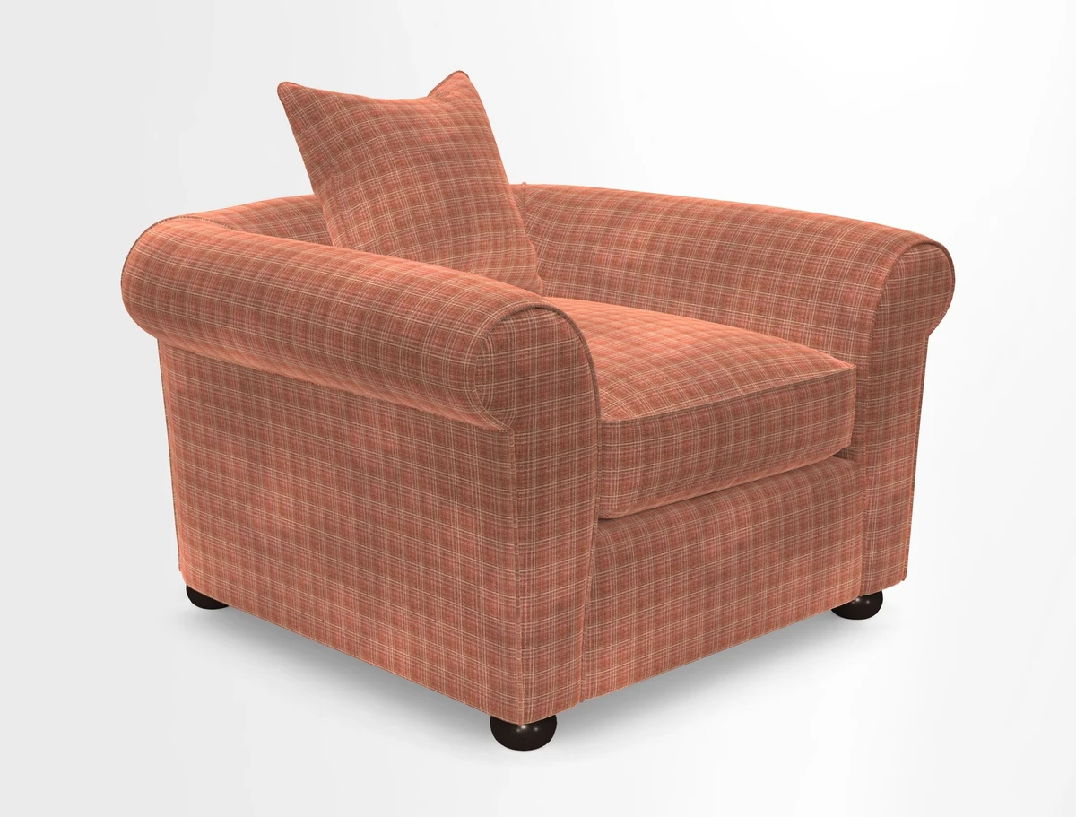 Lewes Chair in Two Tone Plain Biscuit