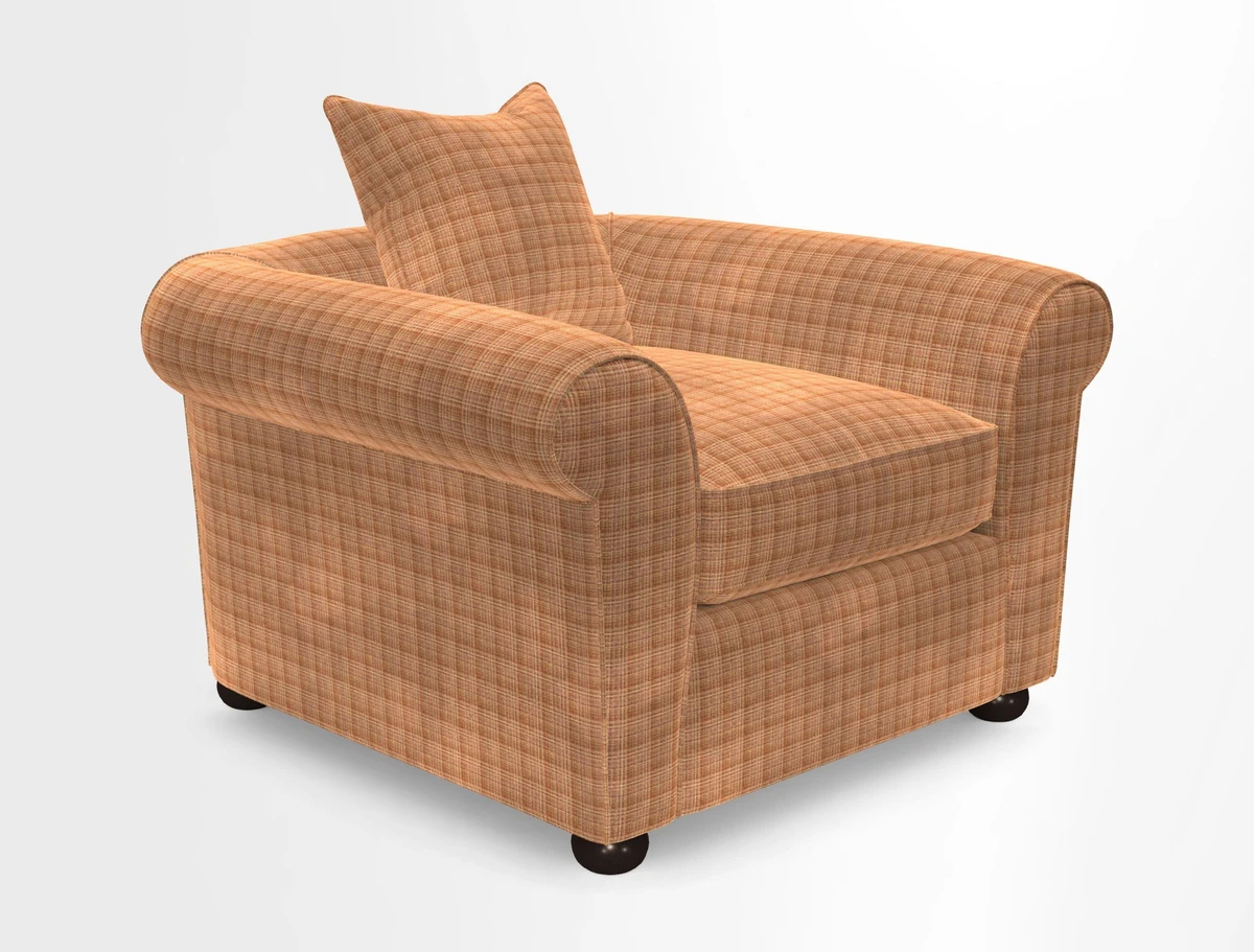 Lewes Chair in Two Tone Plain Biscuit