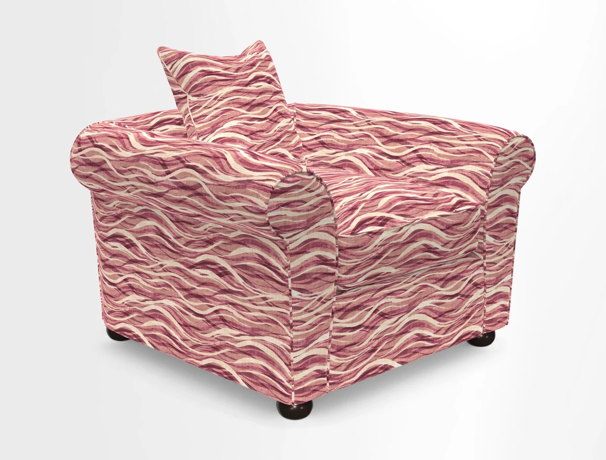 Lewes Chair in Two Tone Plain Biscuit