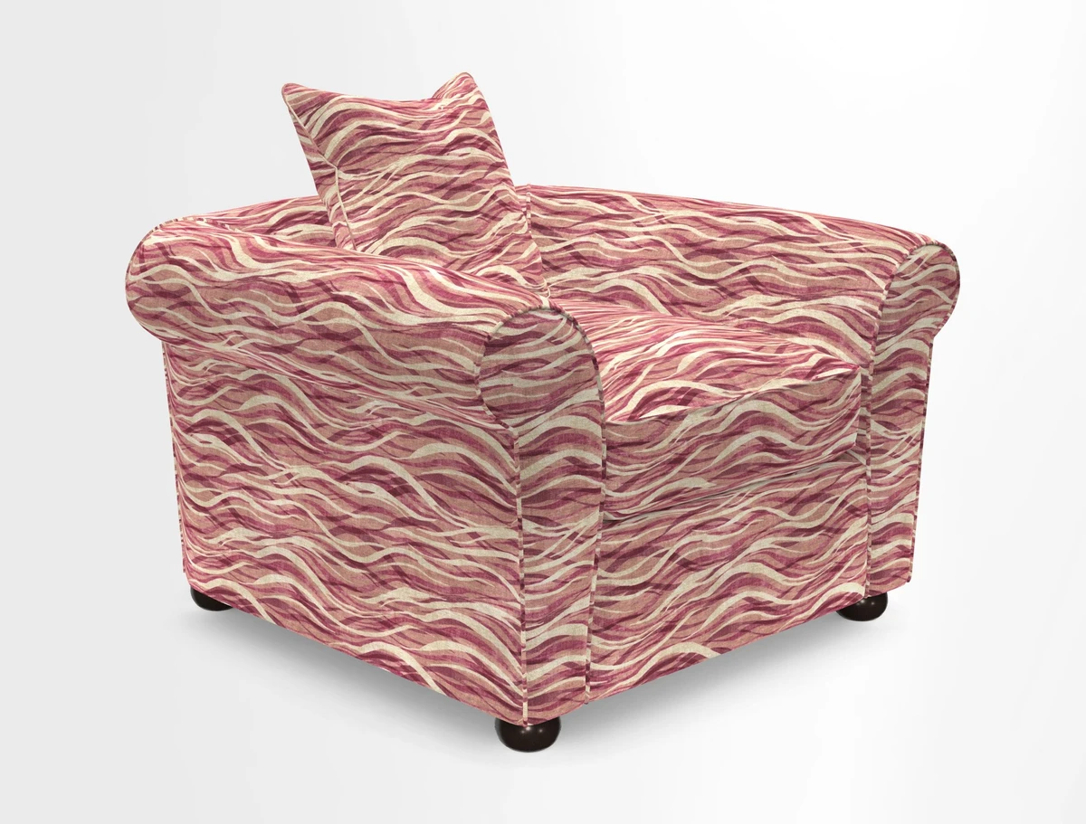 Lewes Chair in Two Tone Plain Biscuit
