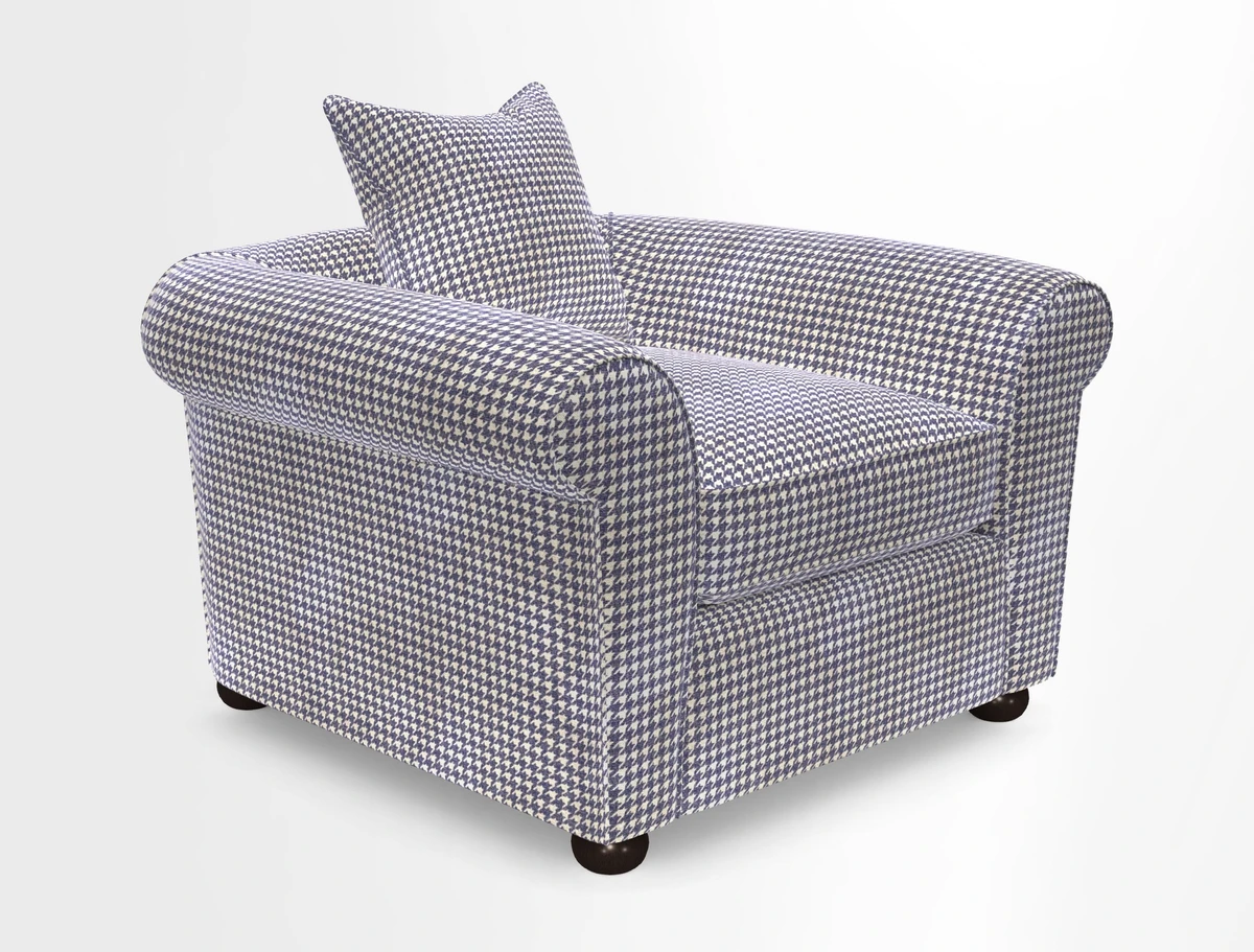 Lewes Chair in Two Tone Plain Biscuit