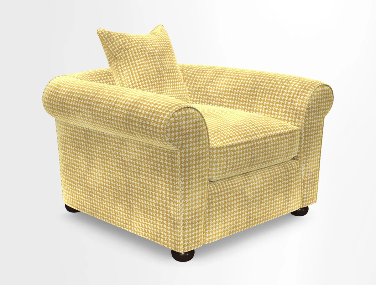 Lewes Chair in Two Tone Plain Biscuit