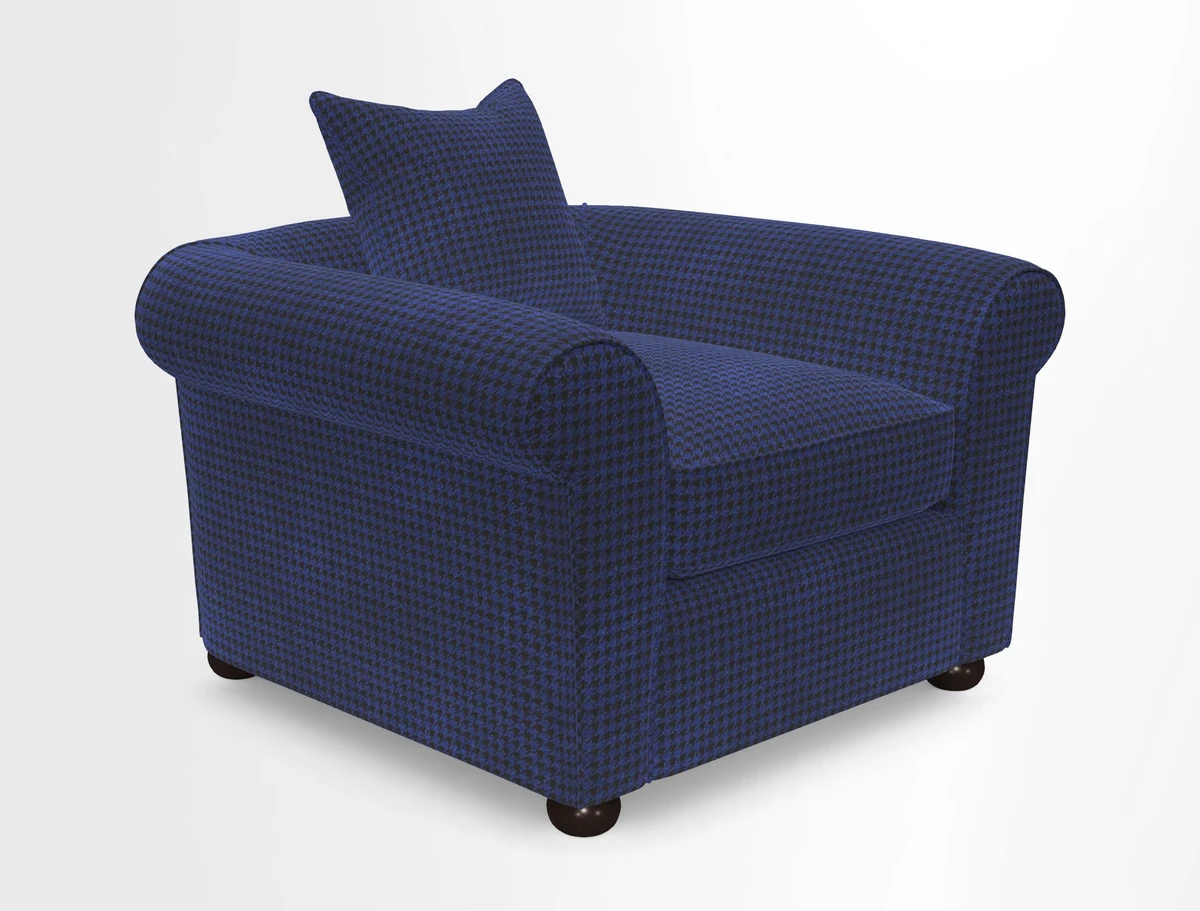 Lewes Chair in Two Tone Plain Biscuit