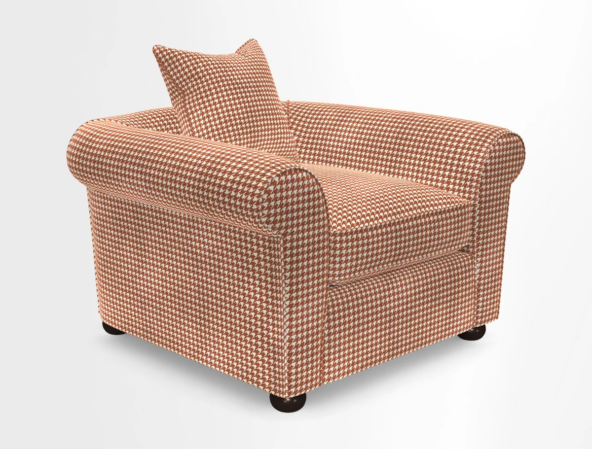 Lewes Chair in Two Tone Plain Biscuit