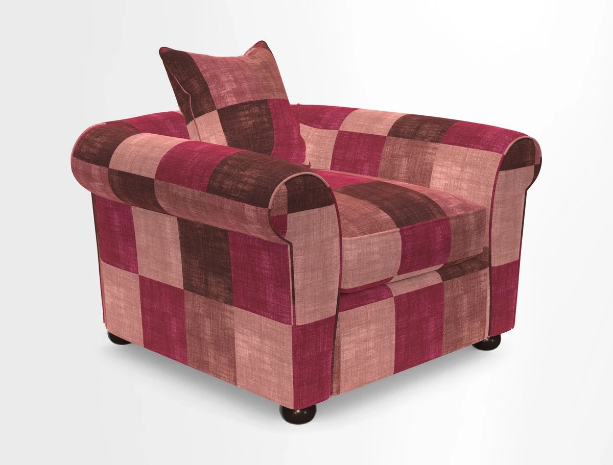 Lewes Chair in Two Tone Plain Biscuit