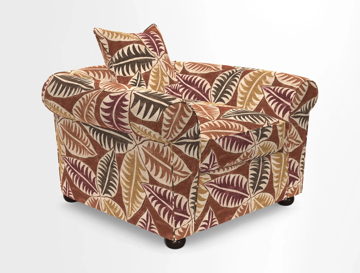 Lewes Chair in Two Tone Plain Biscuit