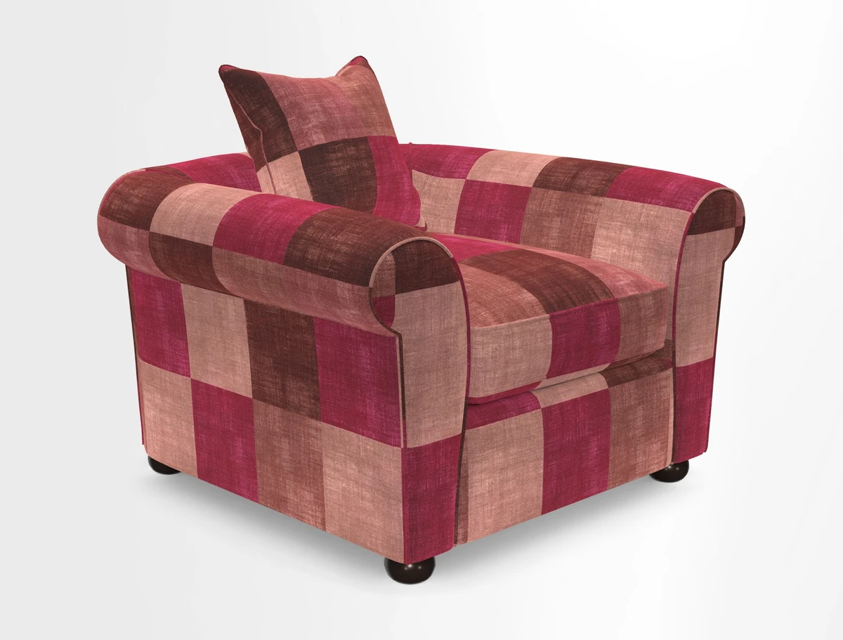Lewes Chair in Two Tone Plain Biscuit