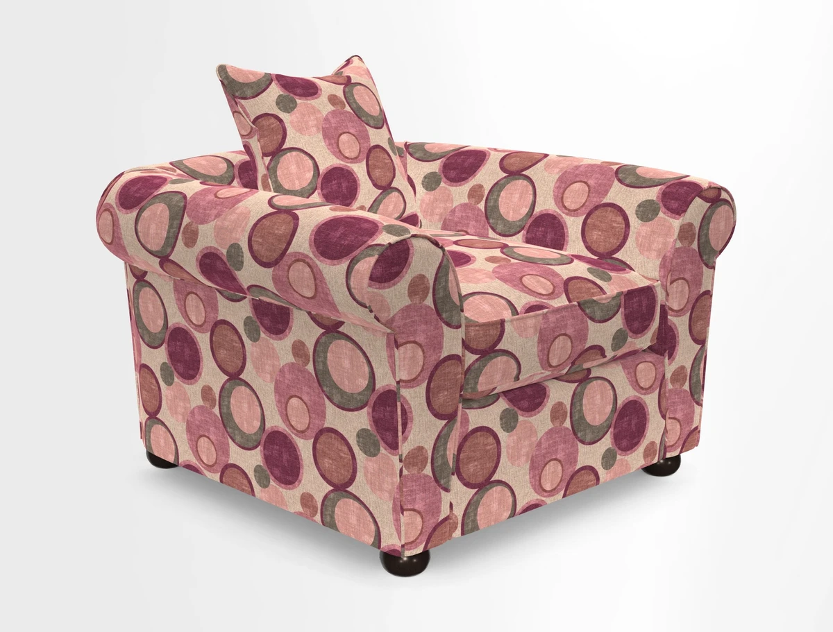 Lewes Chair in Two Tone Plain Biscuit