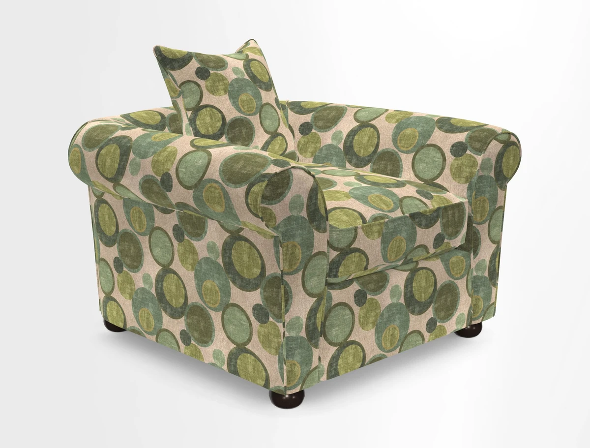 Lewes Chair in Two Tone Plain Biscuit