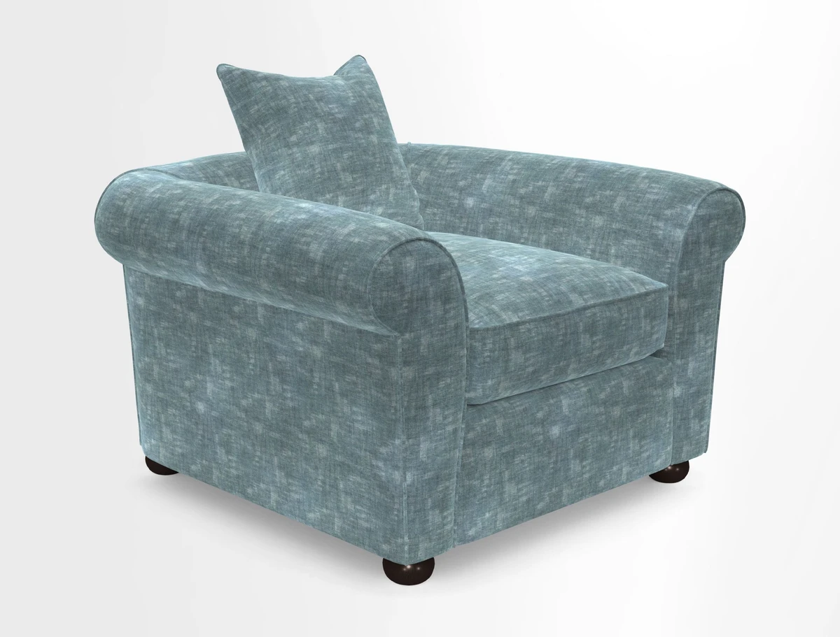Lewes Chair in Two Tone Plain Biscuit