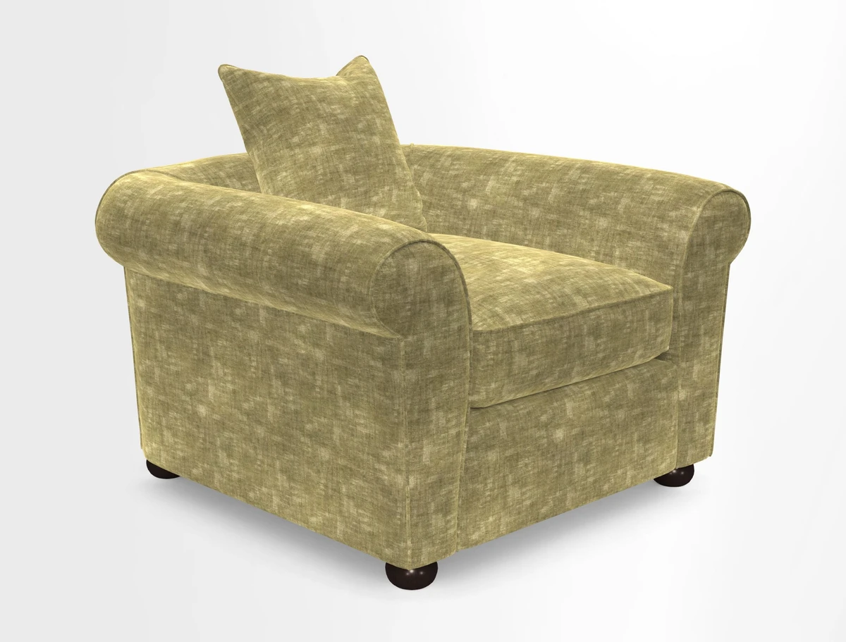 Lewes Chair in Two Tone Plain Biscuit
