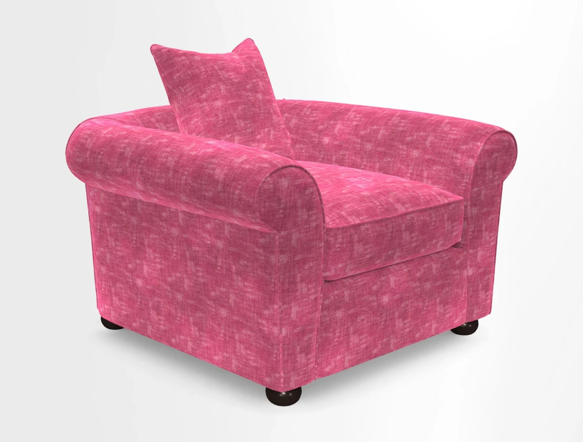 Lewes Chair in Two Tone Plain Biscuit