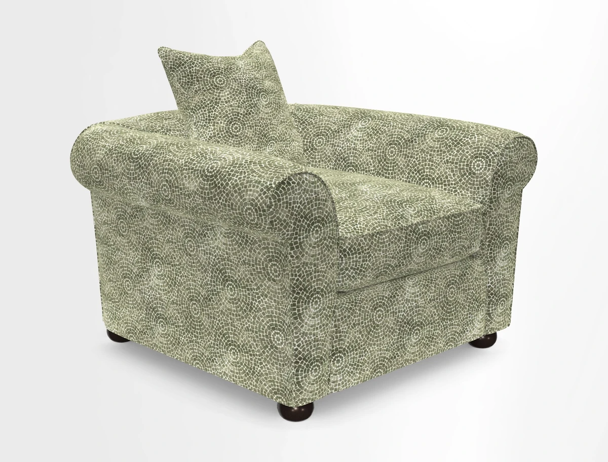 Lewes Chair in Two Tone Plain Biscuit