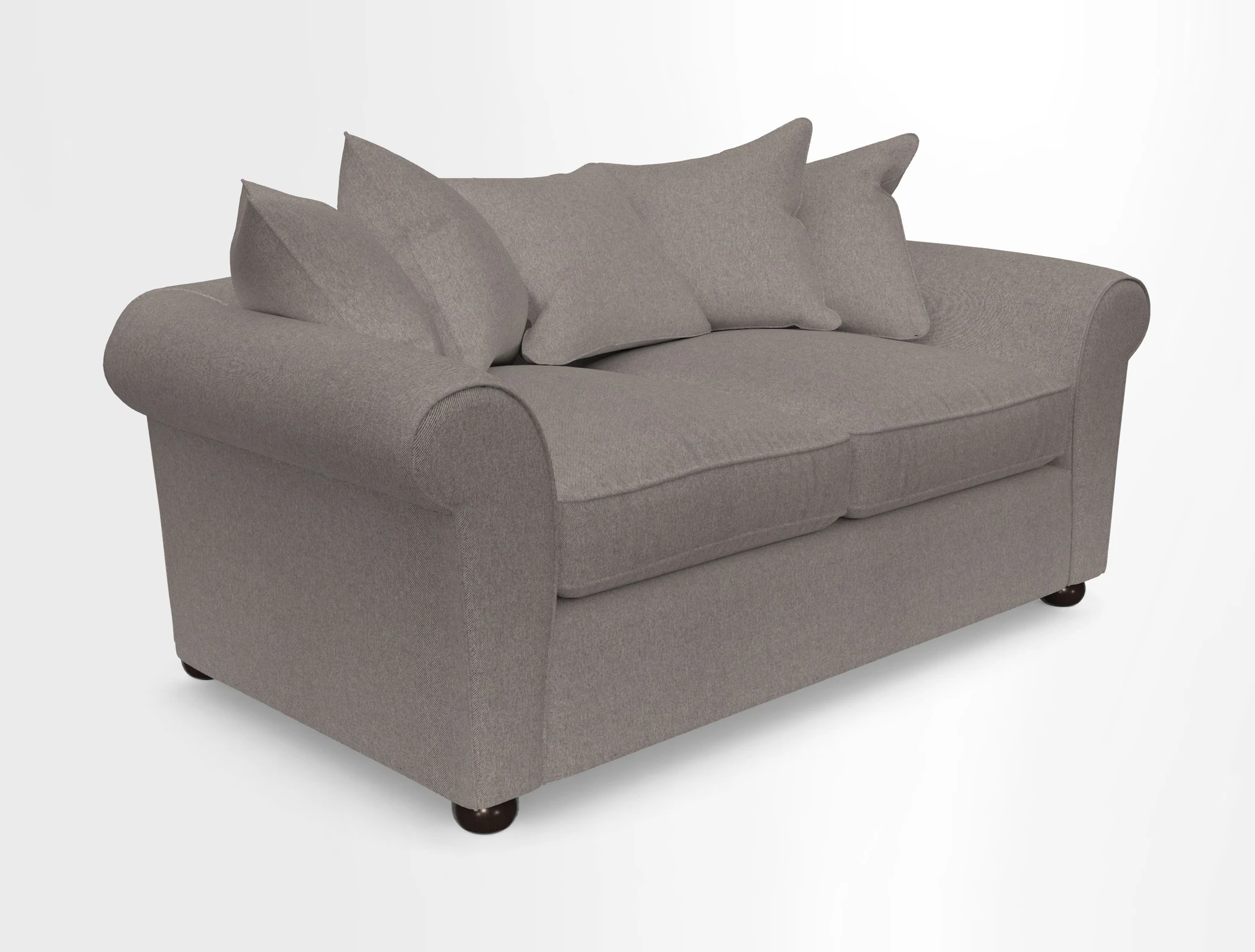 Lewes 3 Seater Sofa in Walloon Stripe Red