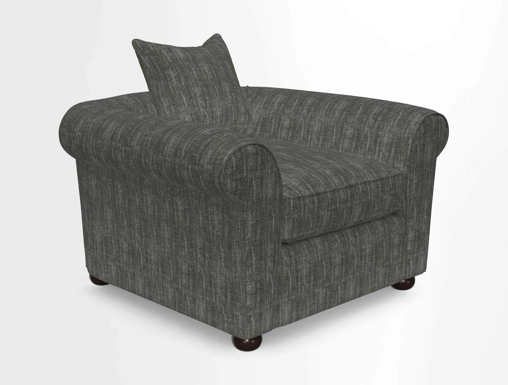 Lewes Chair in Two Tone Plain Biscuit