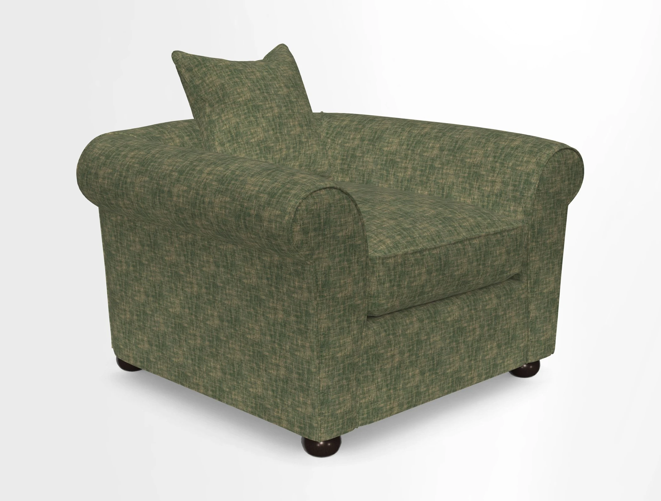 Lewes Chair in Two Tone Plain Biscuit