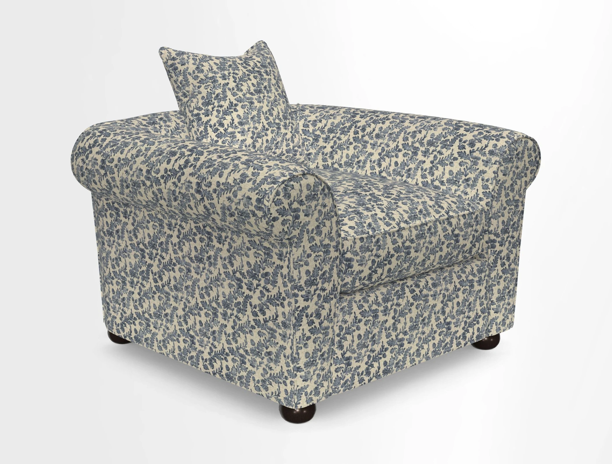 Lewes Chair in Two Tone Plain Biscuit