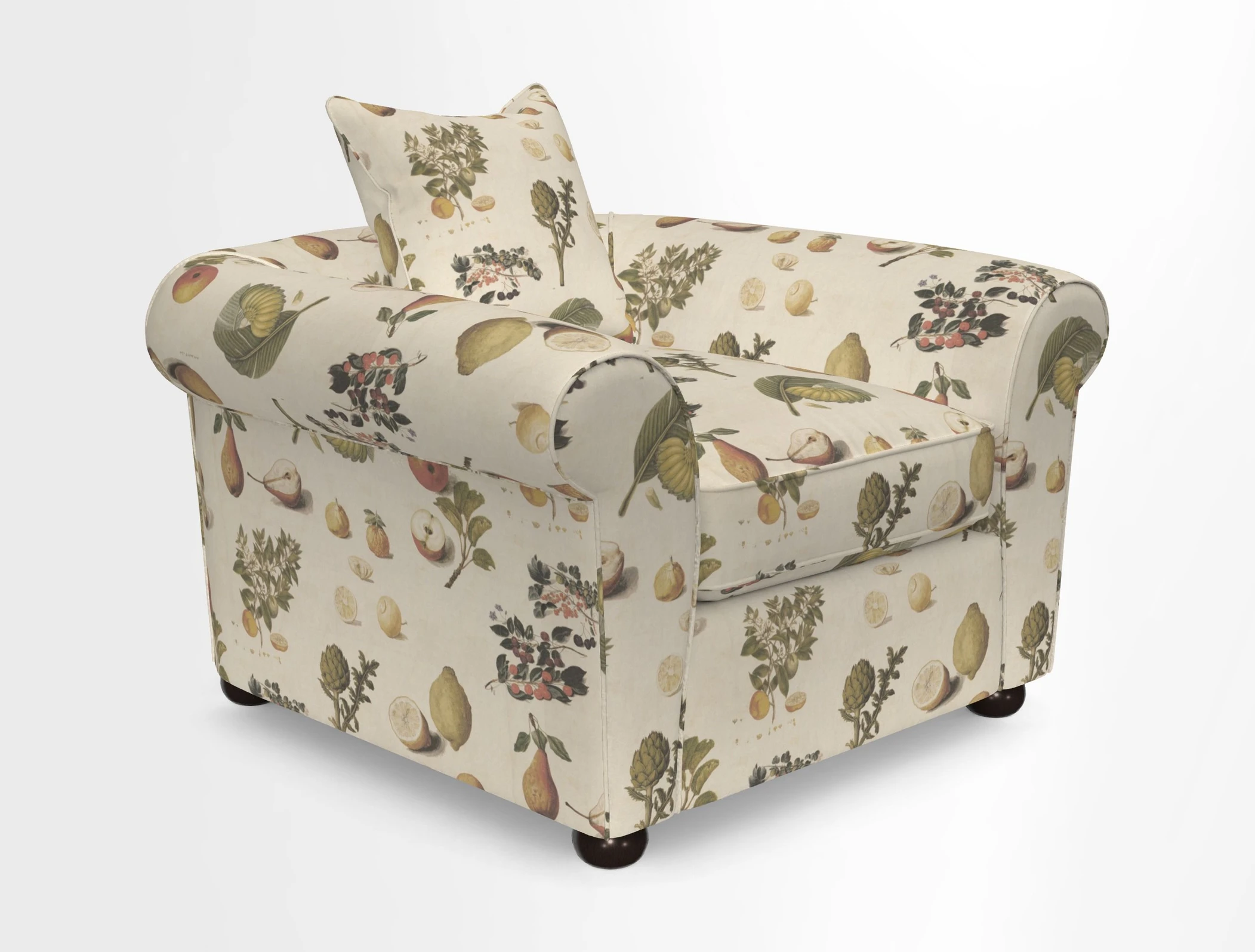 Lewes Chair in Two Tone Plain Biscuit