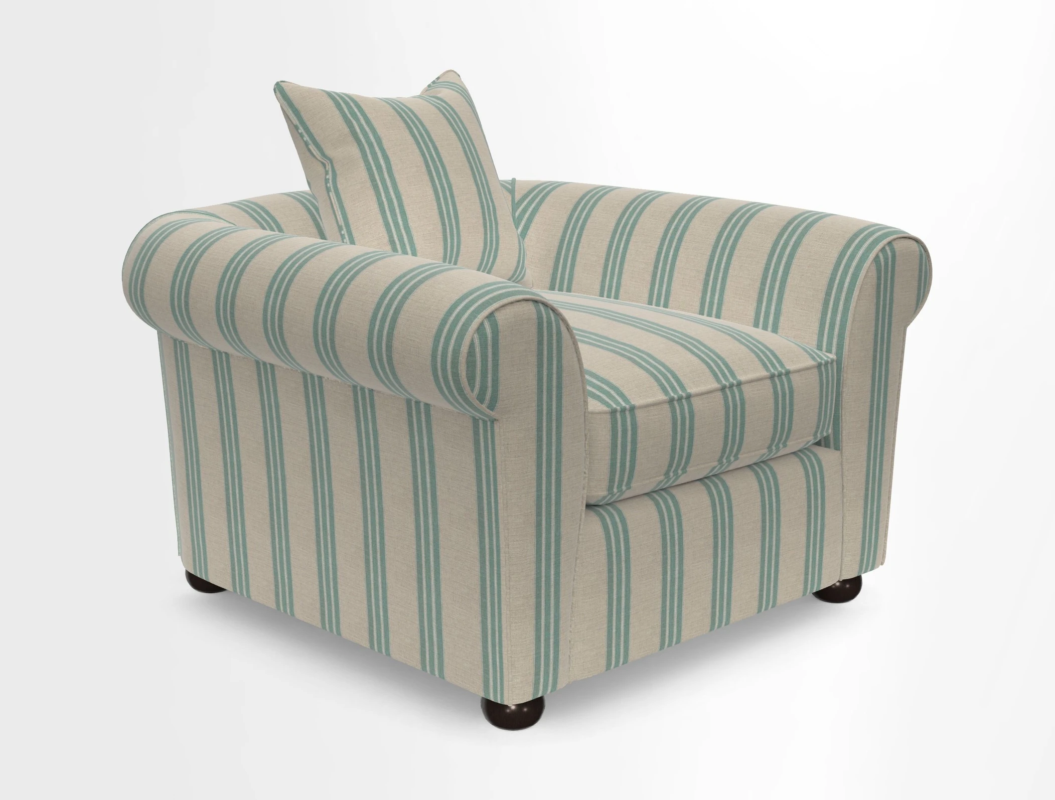 Lewes Chair in Two Tone Plain Biscuit