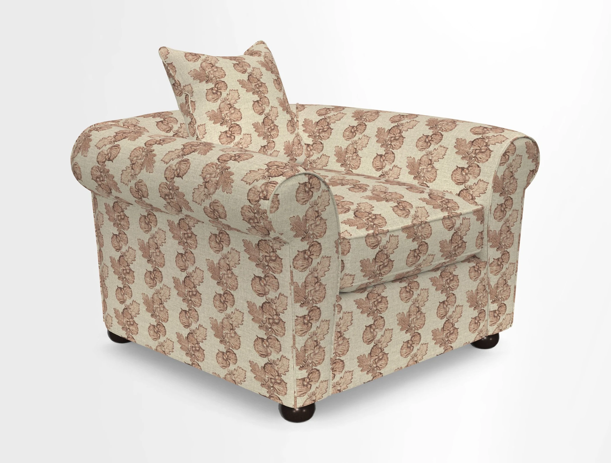 Lewes Chair in Two Tone Plain Biscuit