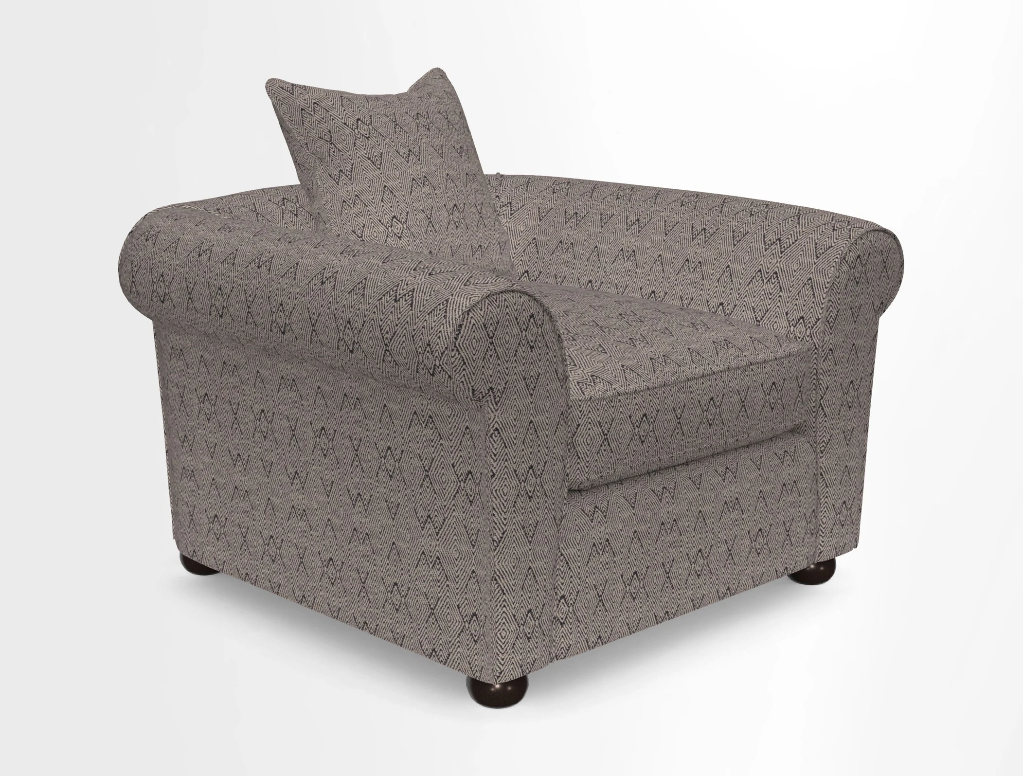 Lewes Chair in Two Tone Plain Biscuit