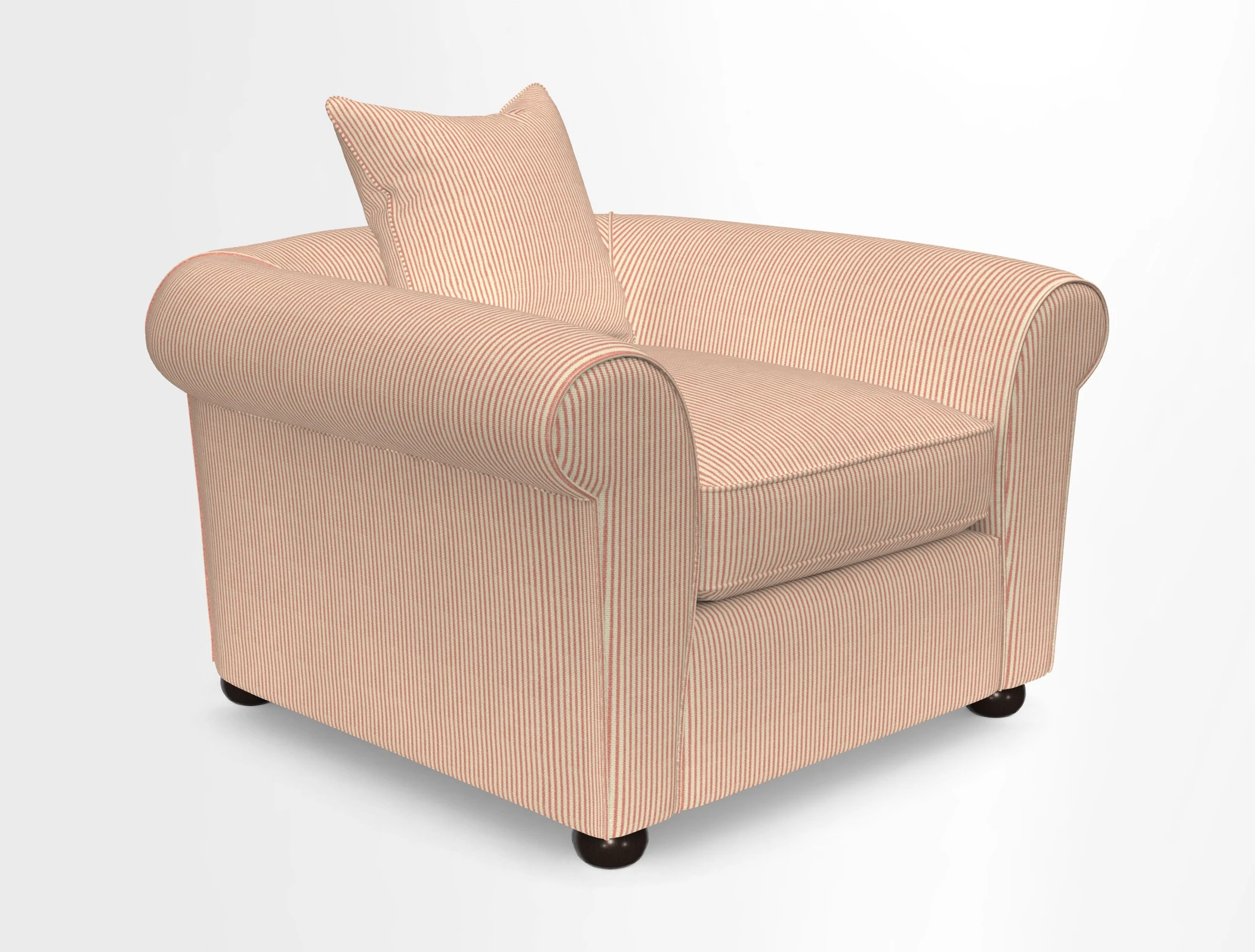 Lewes Chair in Two Tone Plain Biscuit