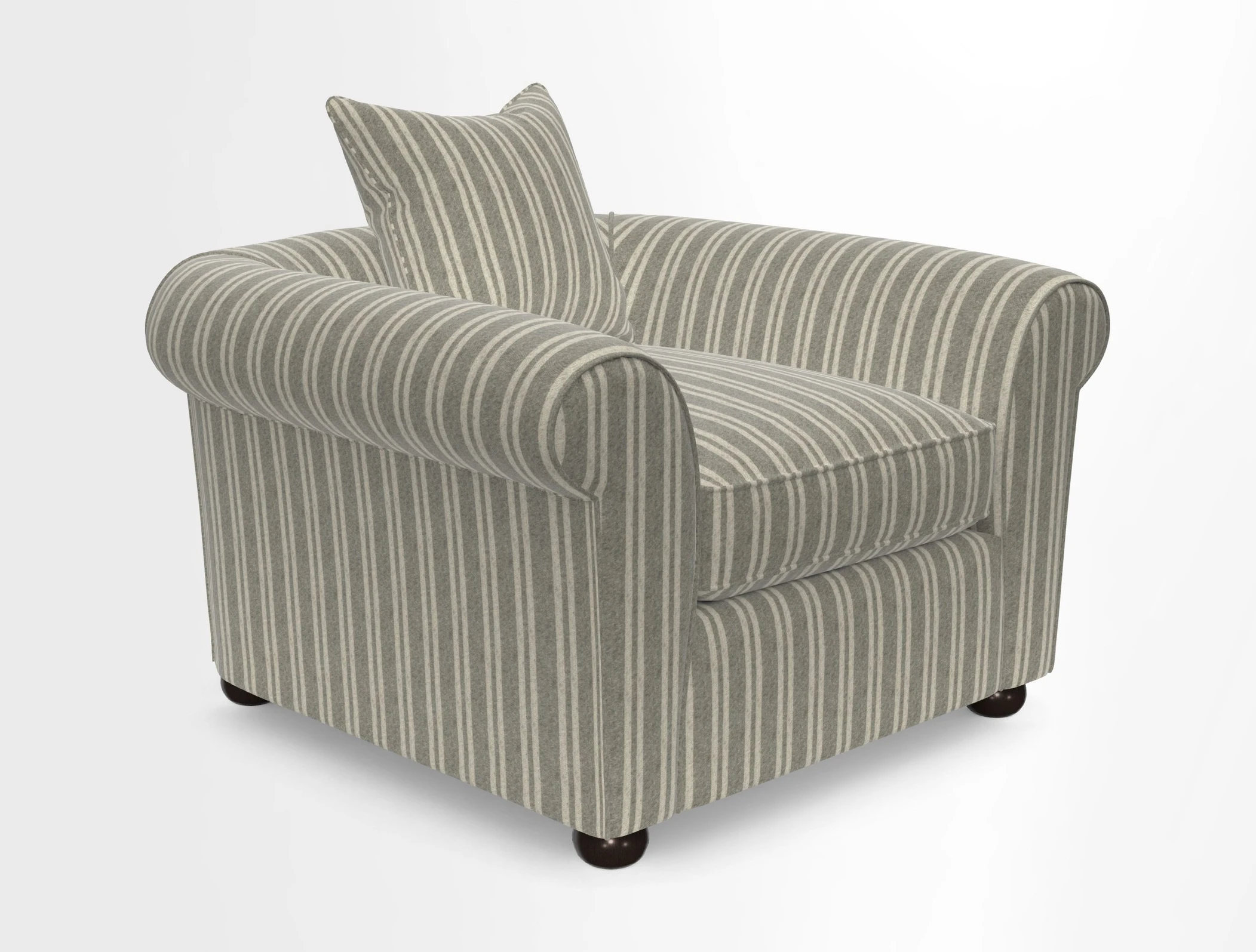 Lewes Chair in Two Tone Plain Biscuit