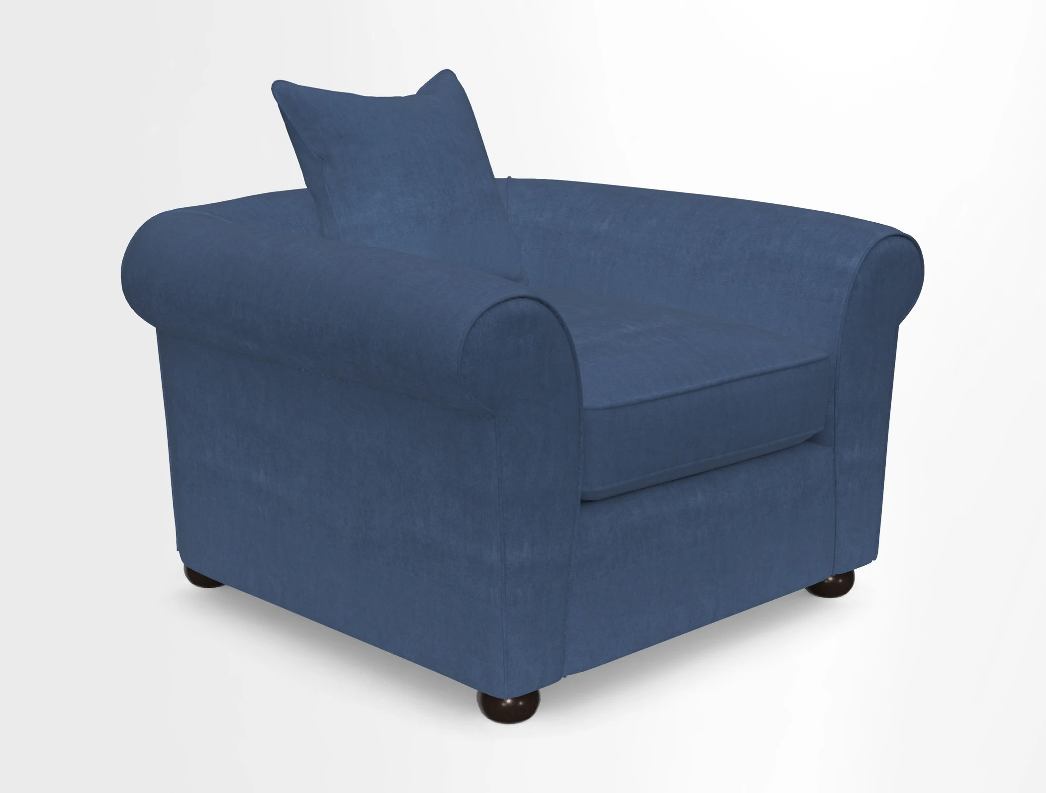 Lewes Chair in Two Tone Plain Biscuit