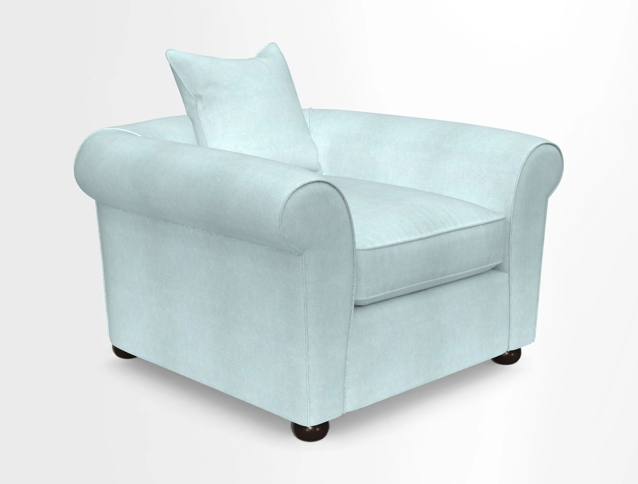 Lewes Chair in Two Tone Plain Biscuit